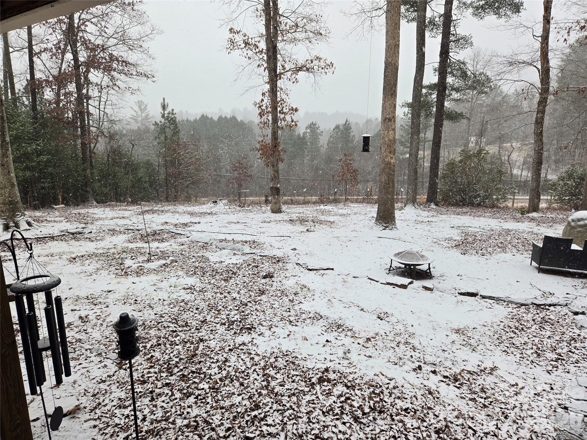 Soak in all seasons from the front porch - 670 Cedar Creek Road, Lake Lure