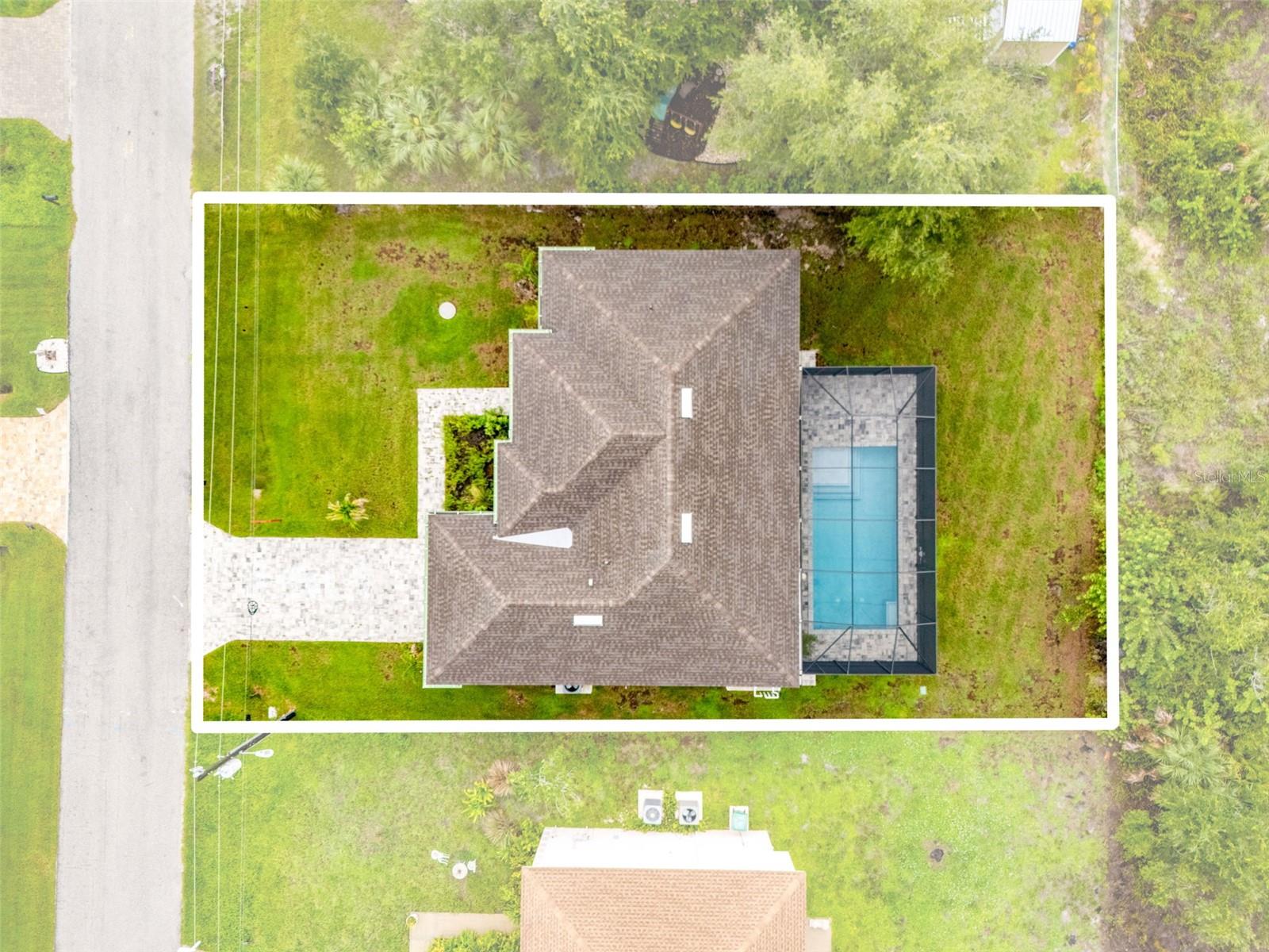 Home Features Screened Pool, and Greenbelt Setting - 14319 ALLENSWORTH AVE, PORT CHARLOTTE