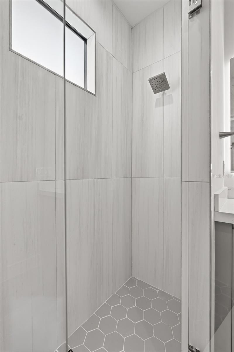Primary Bathroom with Glass Enclosed Walk-In Shower - 14319 ALLENSWORTH AVE, PORT CHARLOTTE