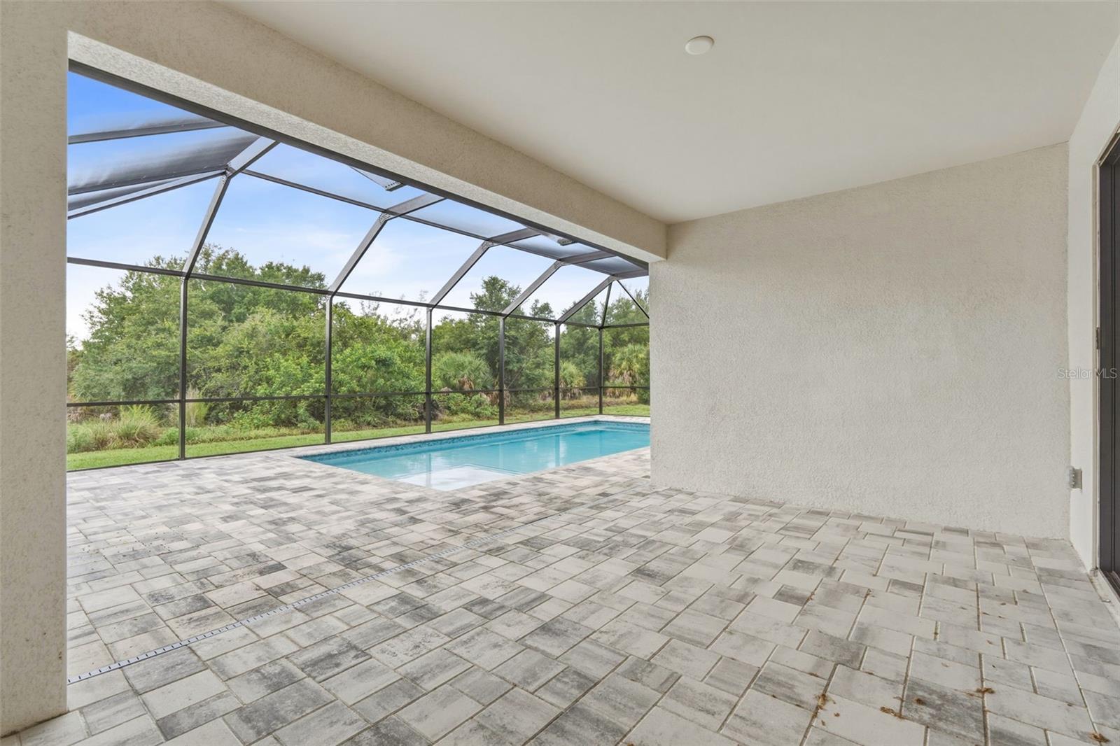 Beautiful Pool Area with Paver Deck - 14319 ALLENSWORTH AVE, PORT CHARLOTTE