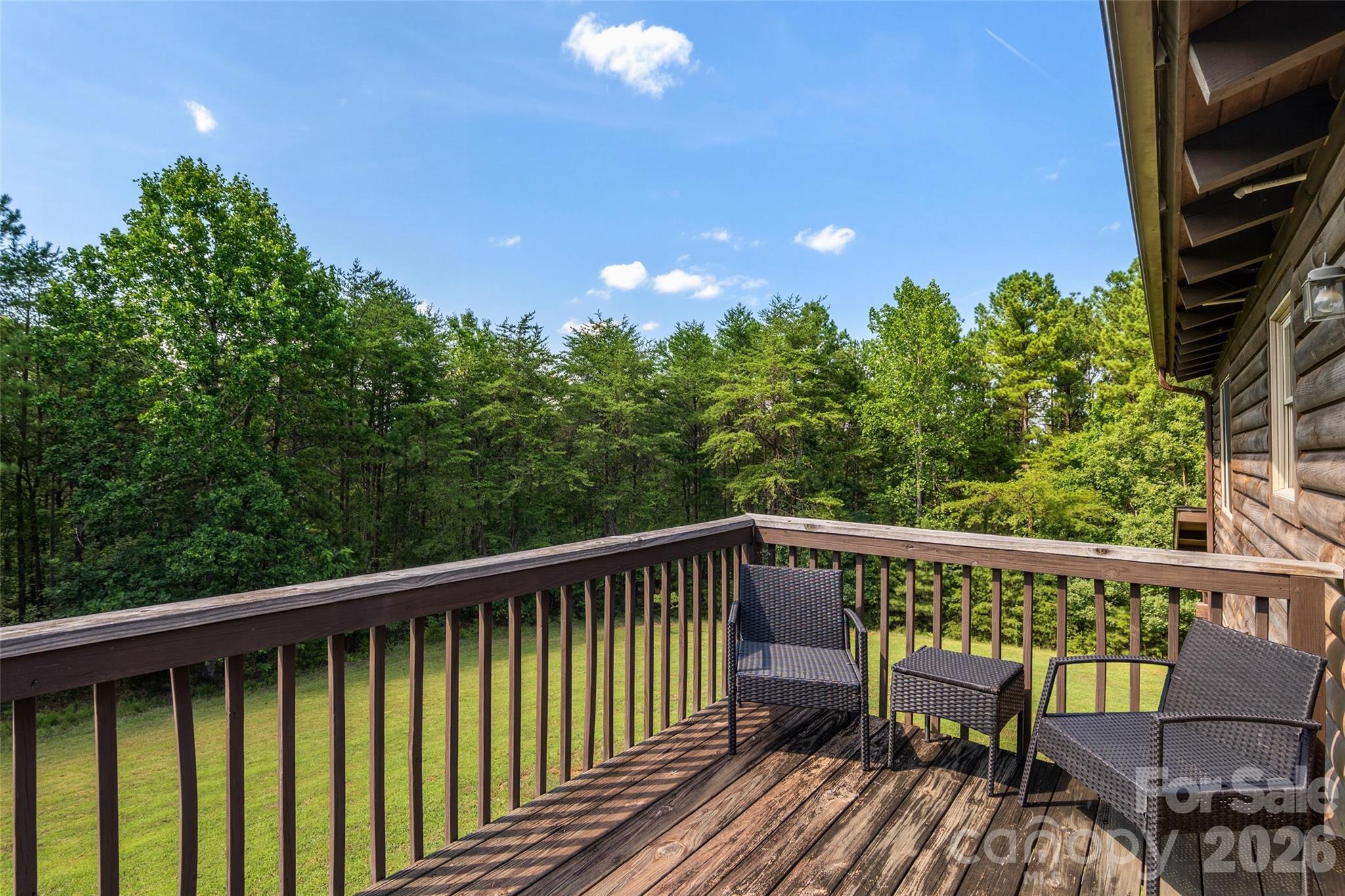 Upper level deck outside Loft - 4551 Lake Adger Parkway, Mill Spring