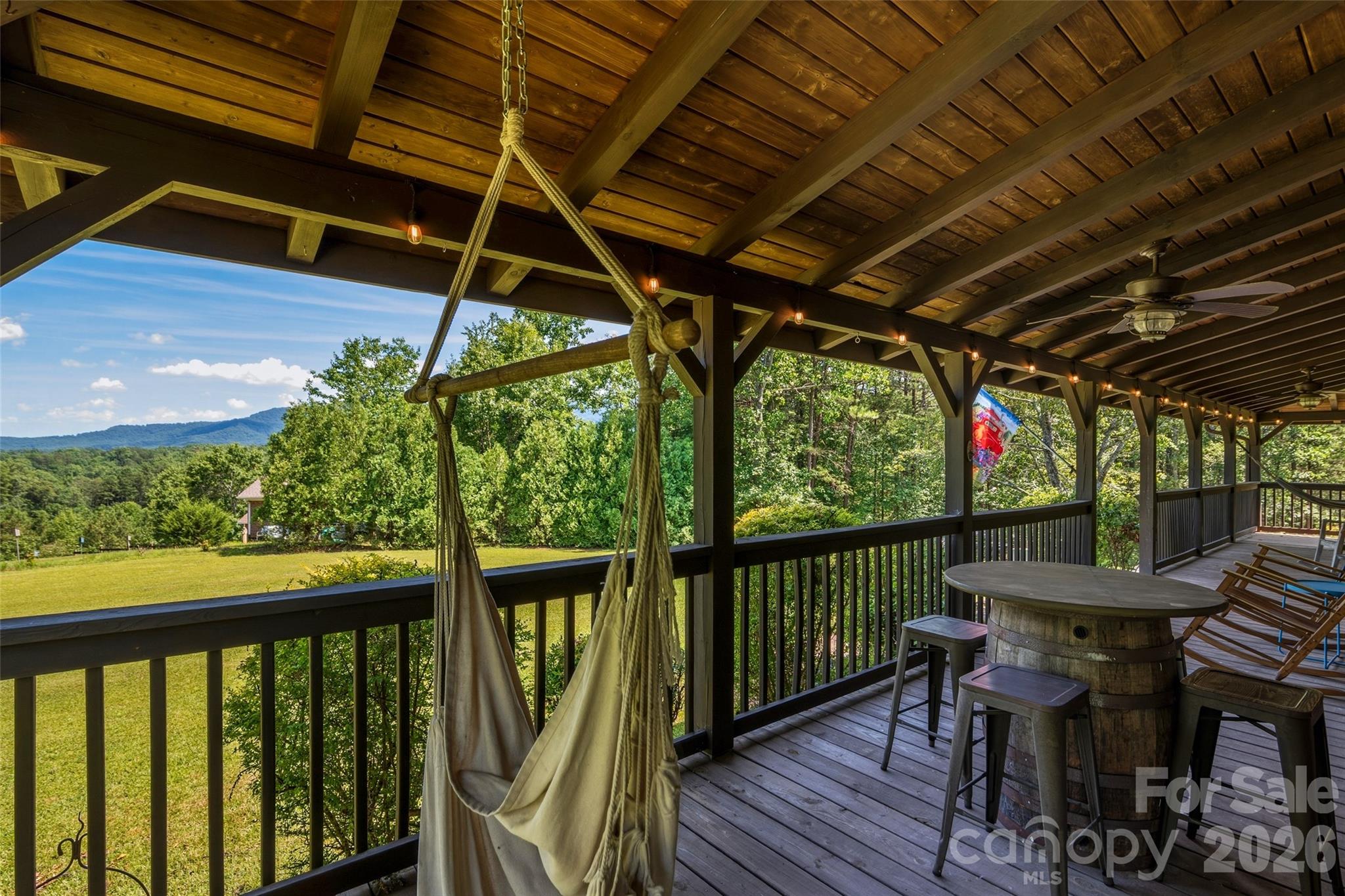 View from front porch - 4551 Lake Adger Parkway, Mill Spring