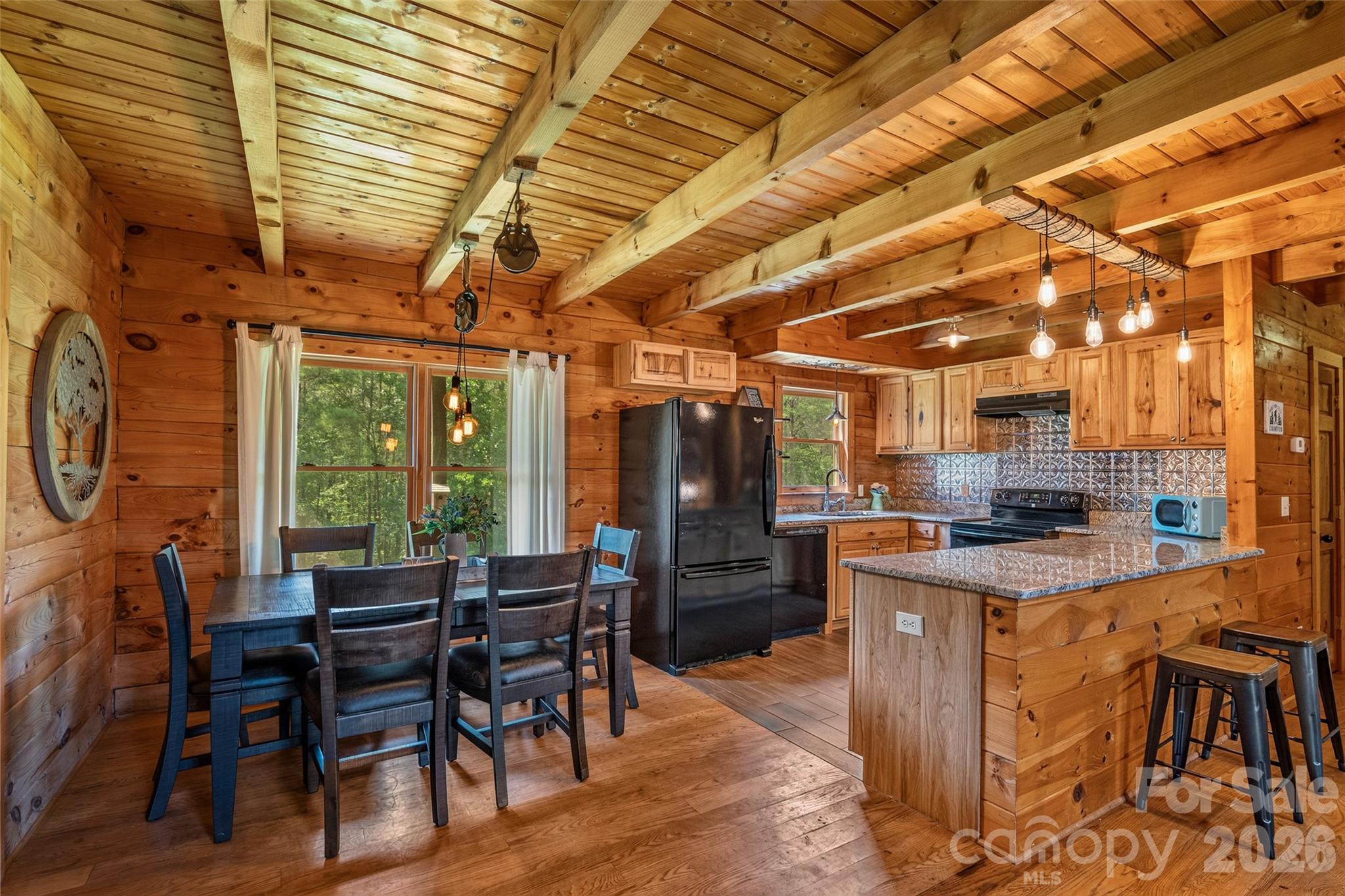 True "Open Concept" home. Picture taken from great room. - 4551 Lake Adger Parkway, Mill Spring
