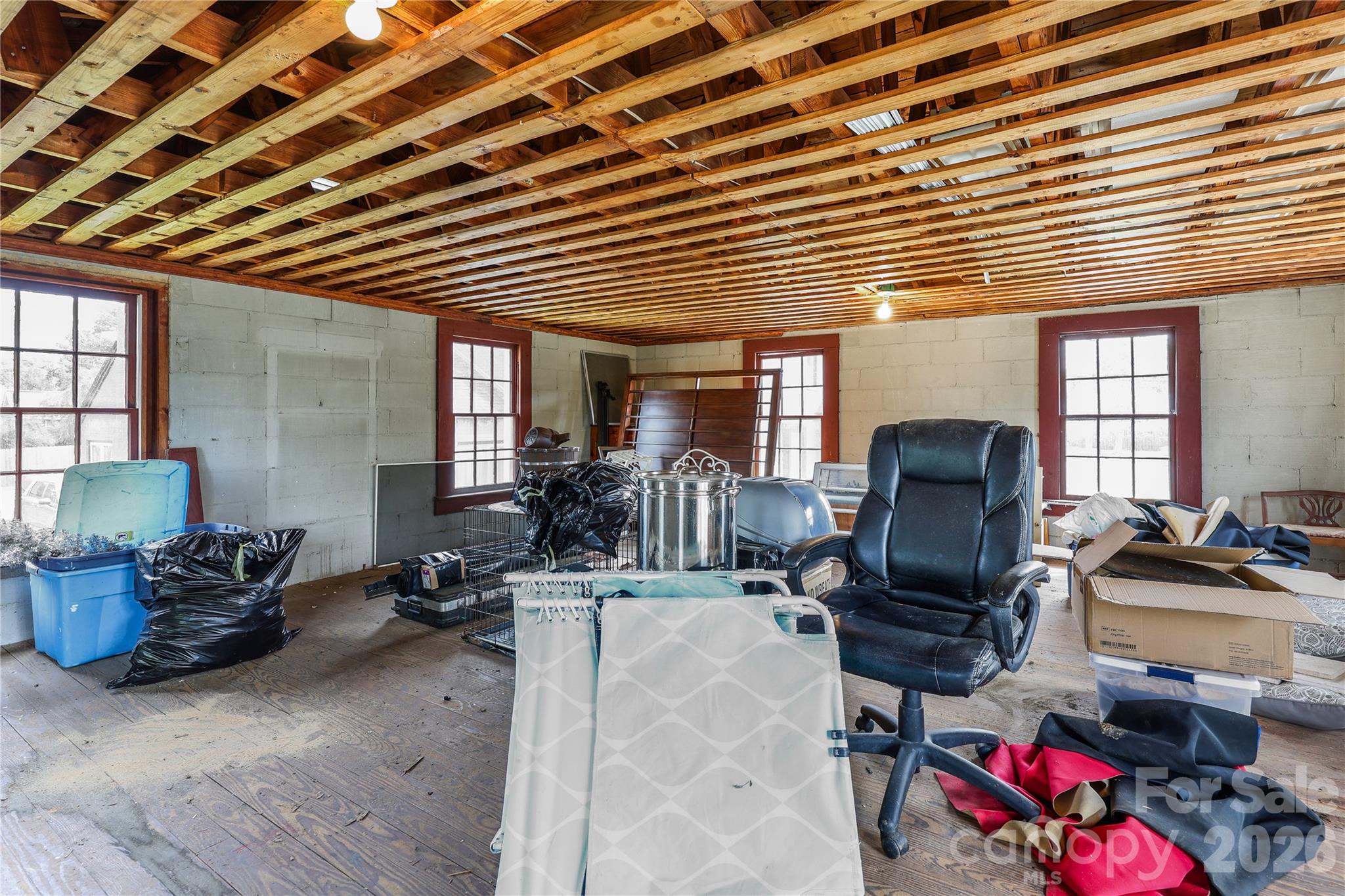 Inside room above garage with power - 271 N Main Street, Denton
