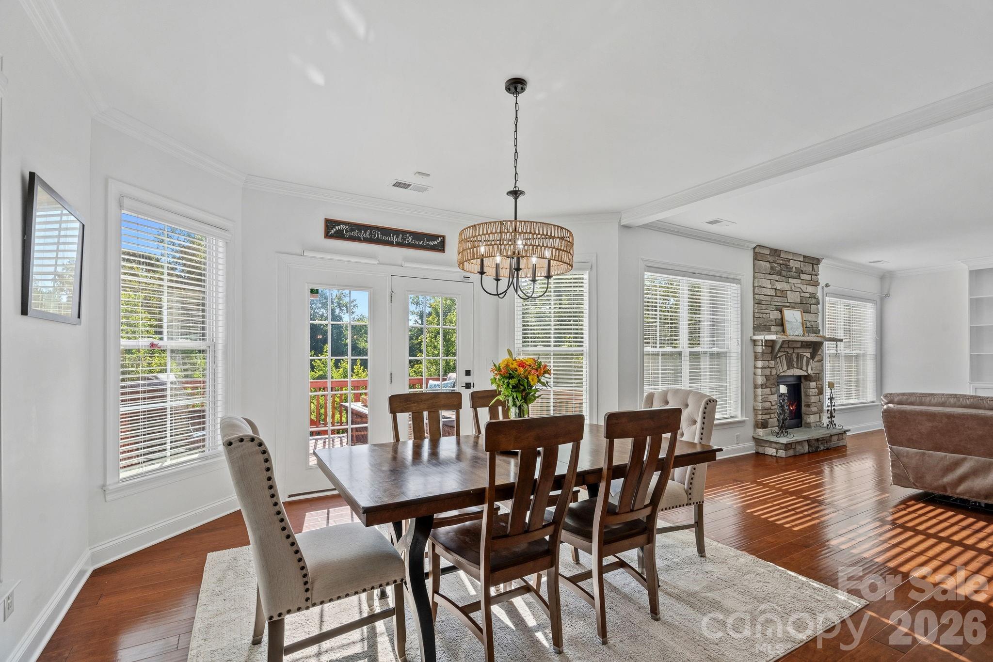Dining or dinette area - 13147 Union Square Drive, Huntersville