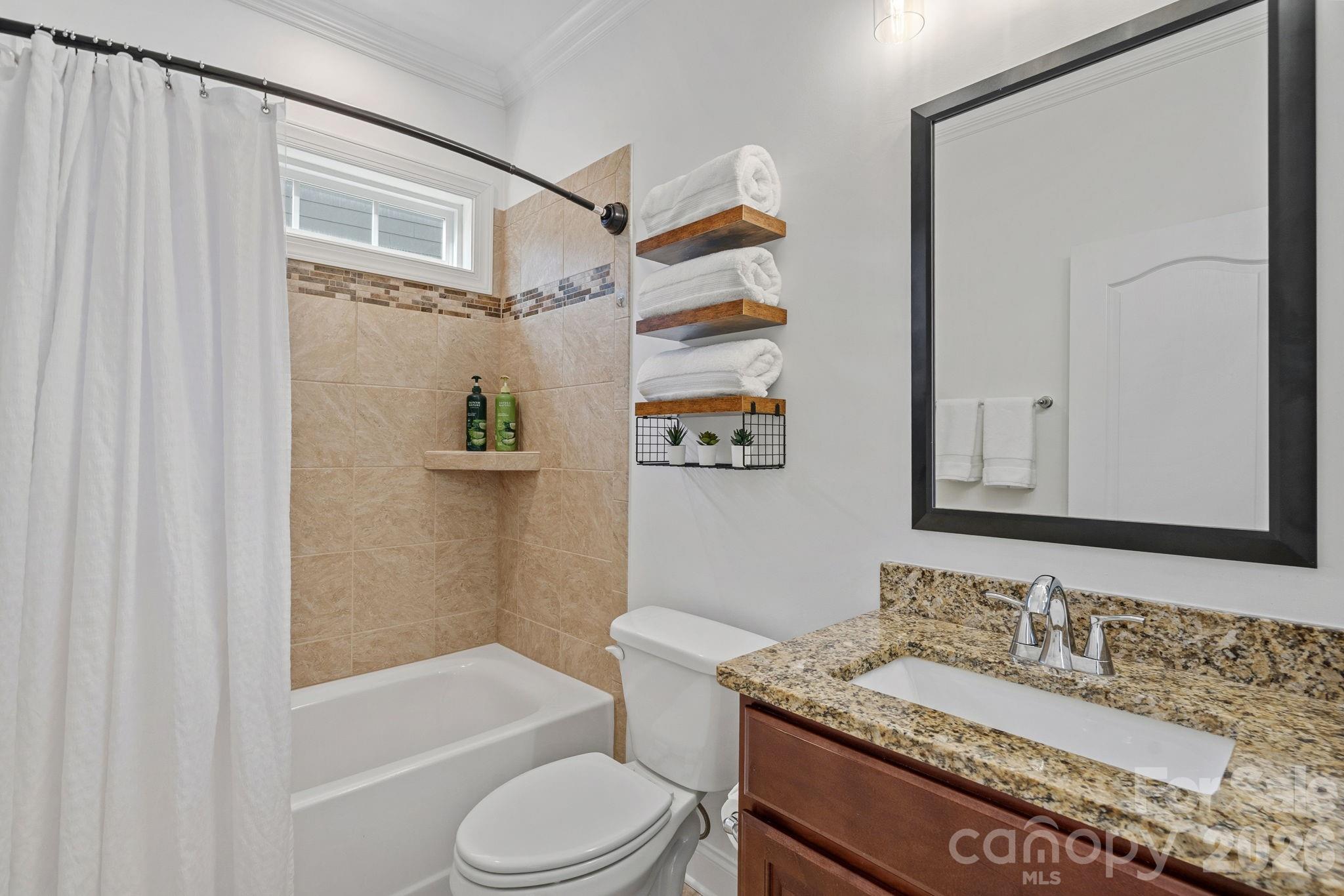 Full bath room on the main level - 13147 Union Square Drive, Huntersville
