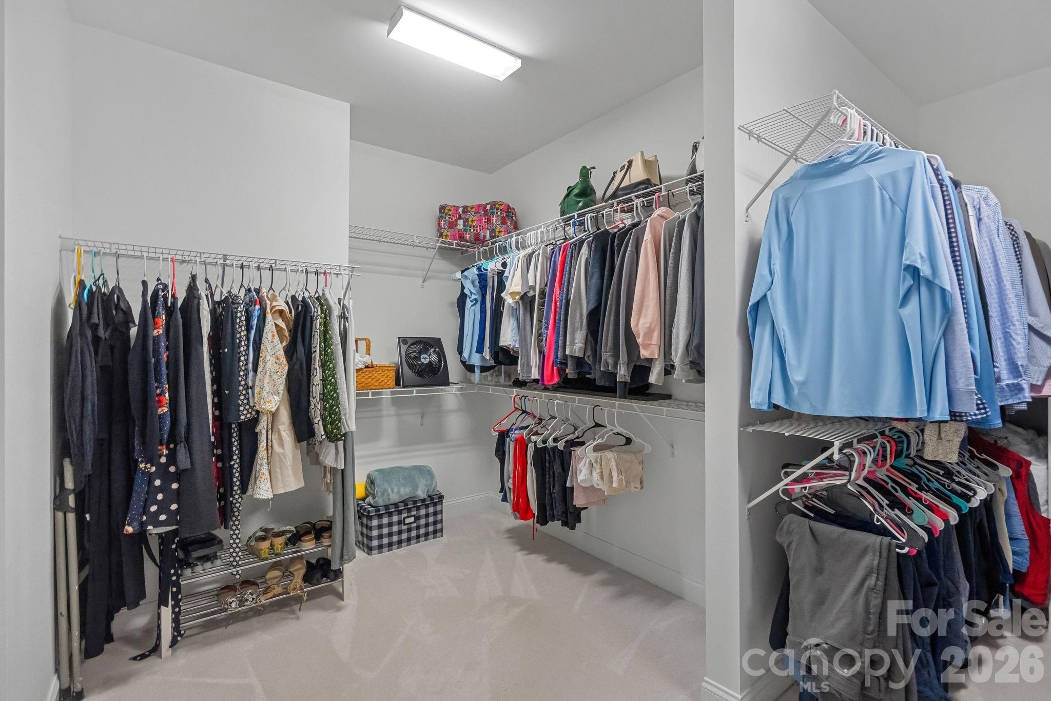 Primary closet - 13147 Union Square Drive, Huntersville