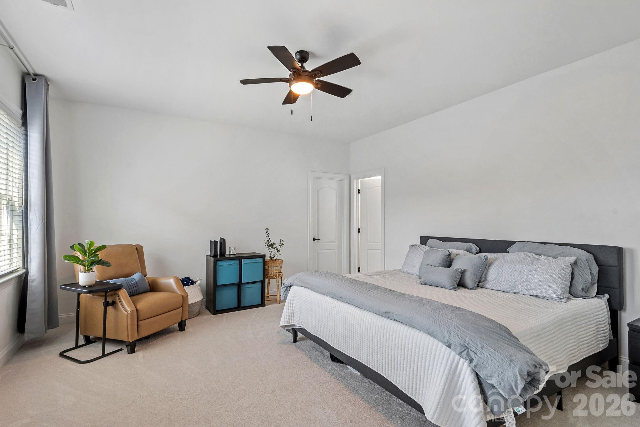 Oversized bedroom 2 on upper level - 13147 Union Square Drive, Huntersville