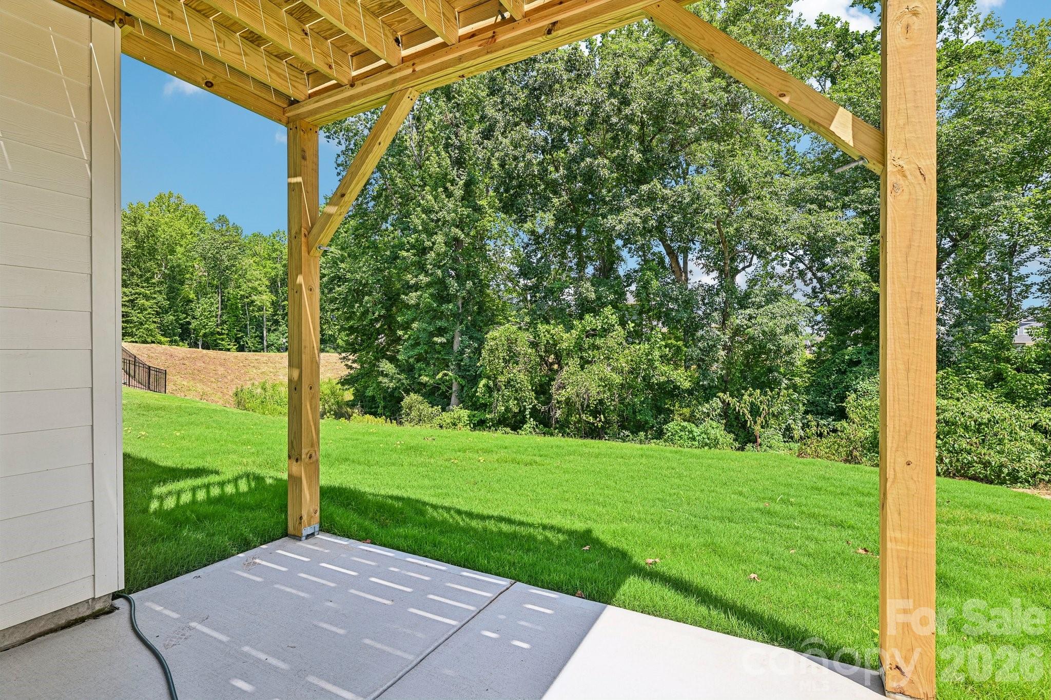 Basement walkout patio - 605 Banter Lane, Gastonia