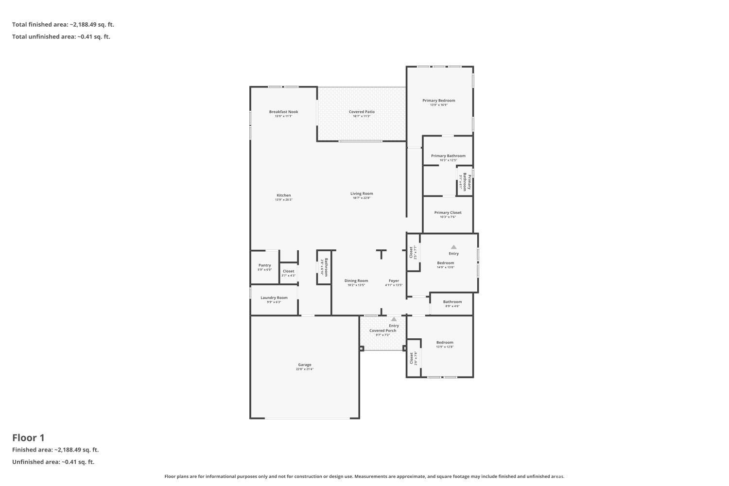 Floorplan - 2358 Fay Jones Road, Denver