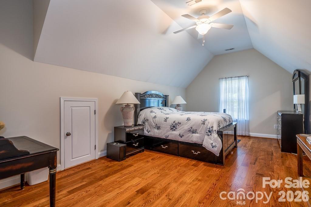 Bonus room upstairs with hardwoods. - 120 Harrison Point Court, Mooresville