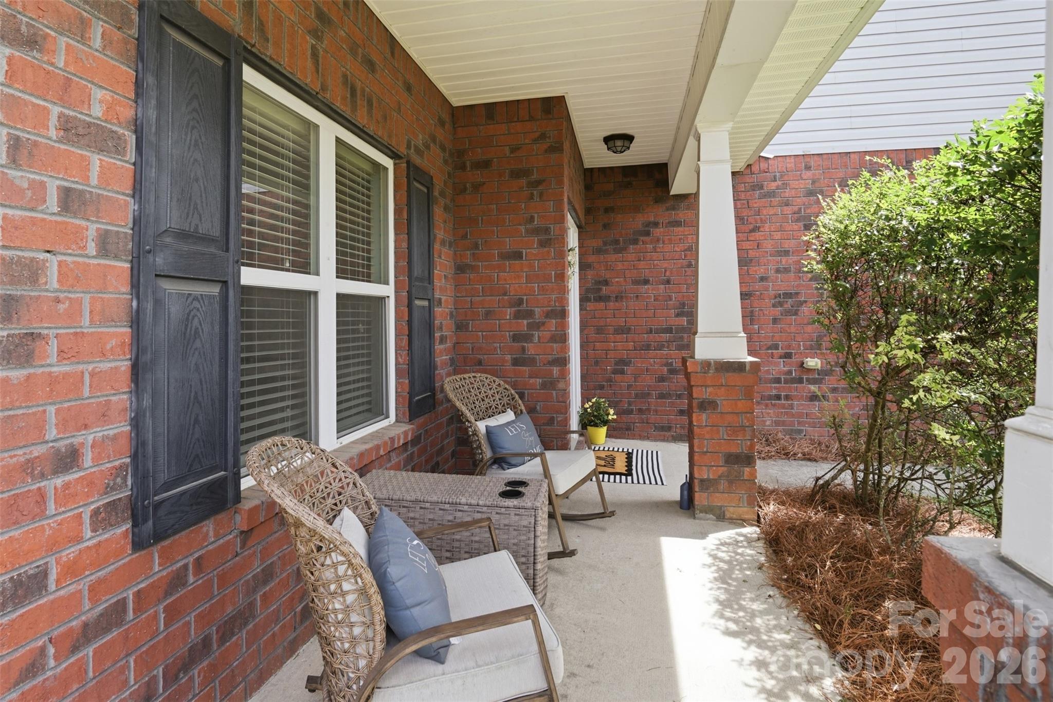 Covered rocking chair front porch - 835 Estuary Court, Rock Hill