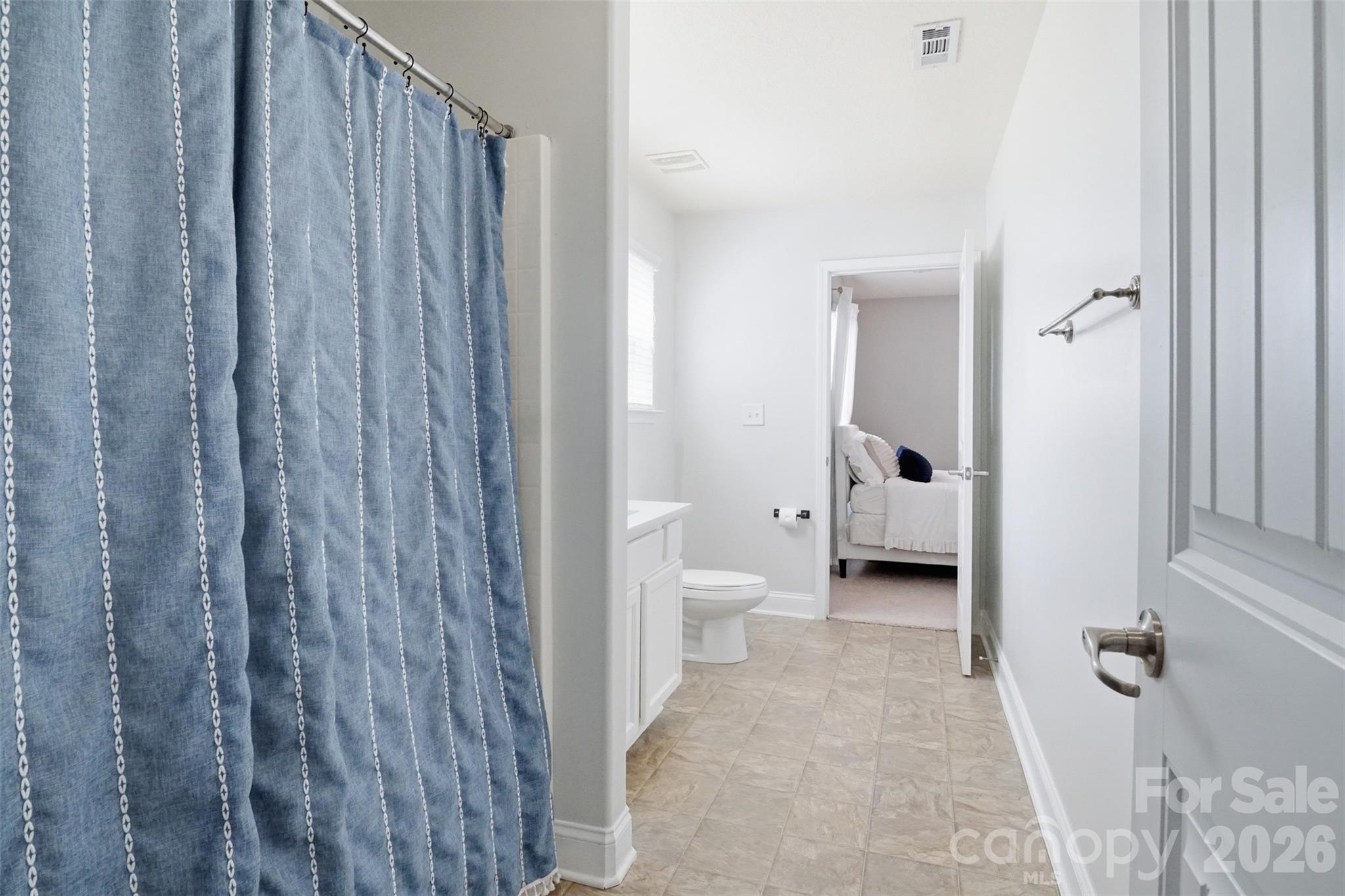 Bathroom that provides access to guests in bonus room and is attached to bedroom #2 - 835 Estuary Court, Rock Hill