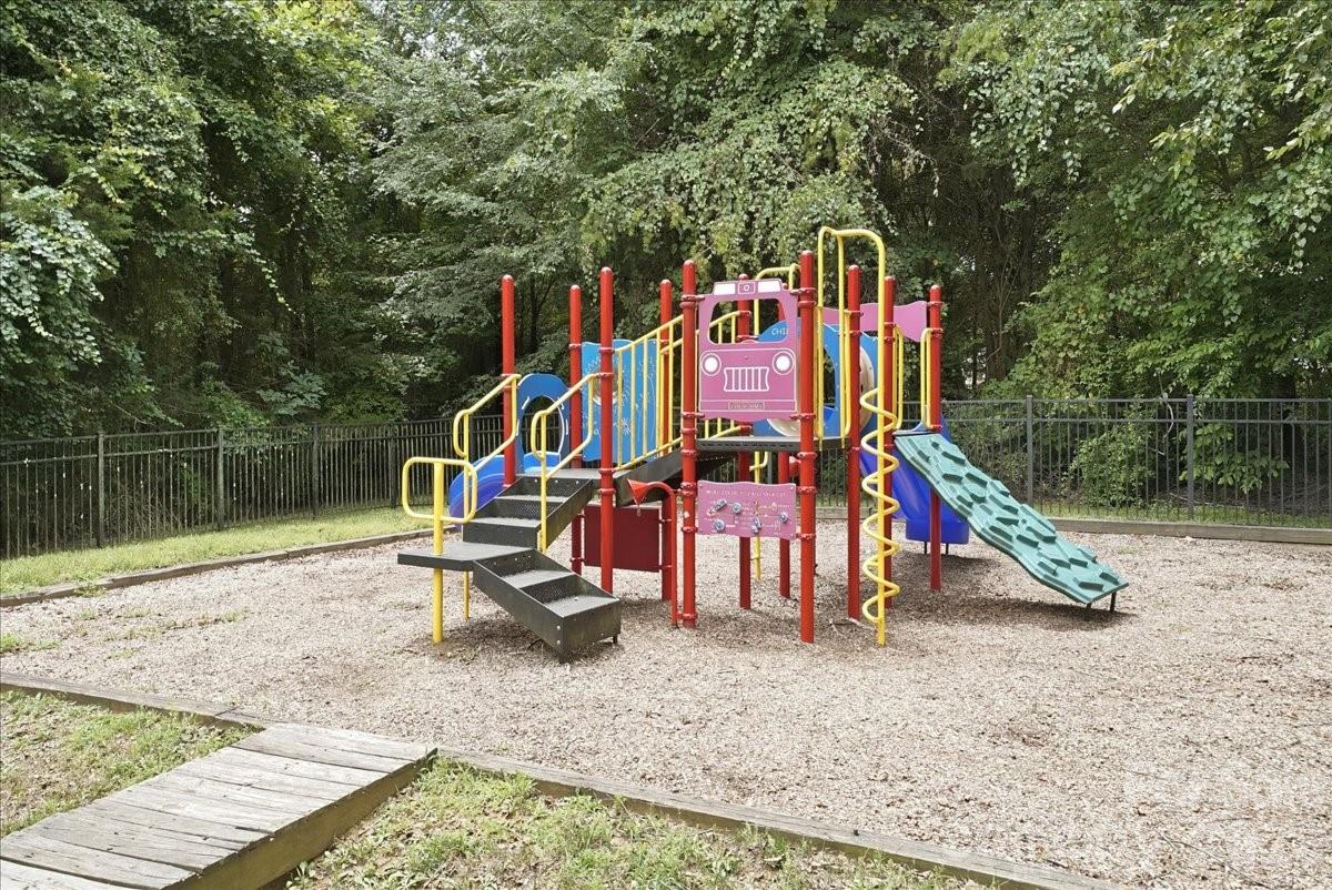 Fully fenced playground with fob entrance - 6055 Latta Springs Circle, Huntersville