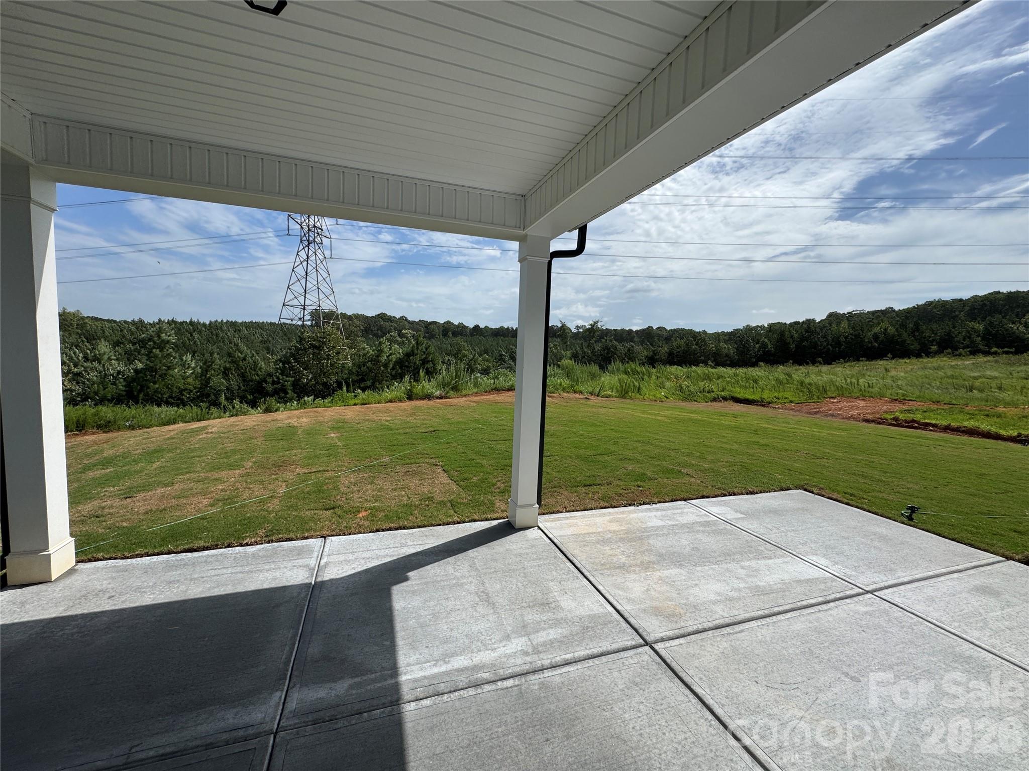 Rear covered porch and extended patio - 2265 Tabor Road, Sherrills Ford