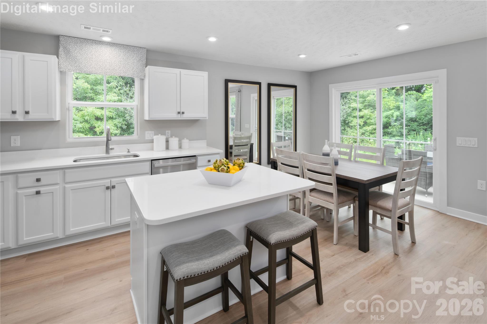 The dining area opens to the kitchen, creating a welcoming space where connection comes naturally.Want it shorter, more descriptive, or tailored to a specific photo? - 333 Linwood Estates Drive, Lexington