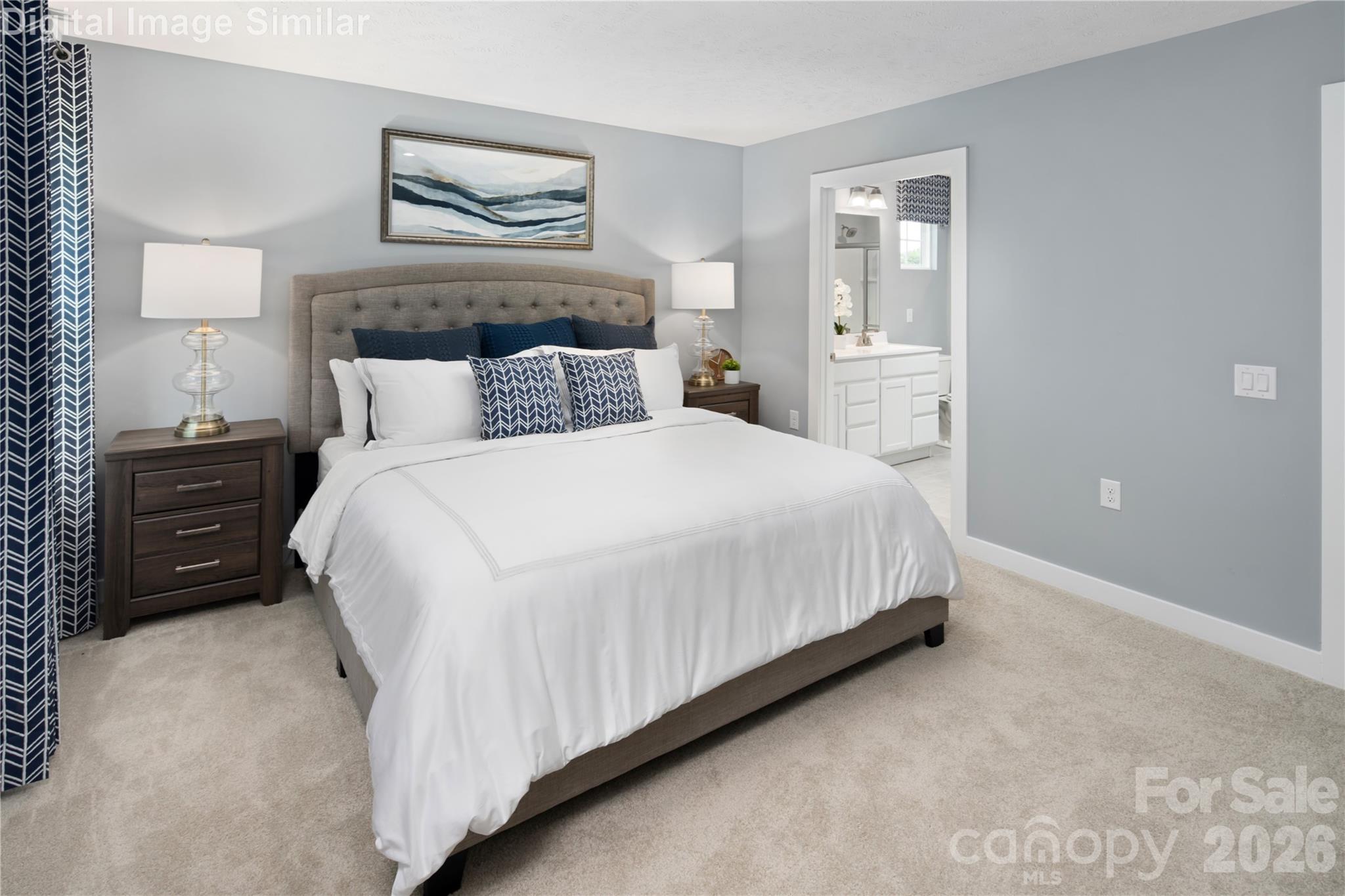 A calming primary suite filled with natural light, complete with a beautifully connected ensuite bathroom. - 333 Linwood Estates Drive, Lexington