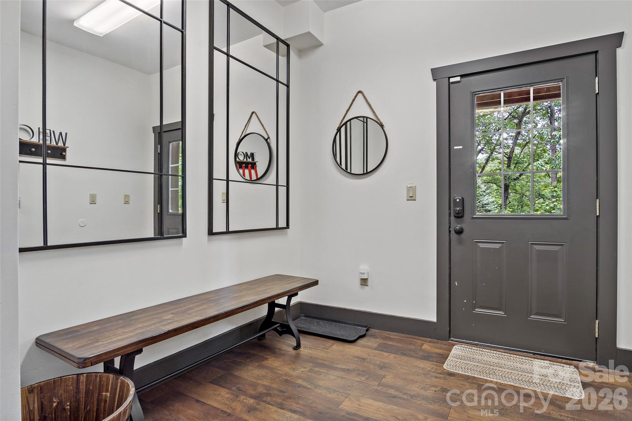 Lower level entry near driveway. - 179 Rock Spring Road, Lake Lure