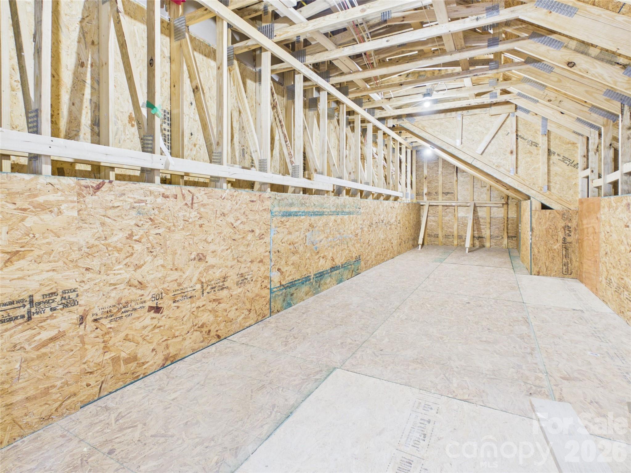 Unfinished storage room - 1065 Rolling Meadows Drive, Mooresville