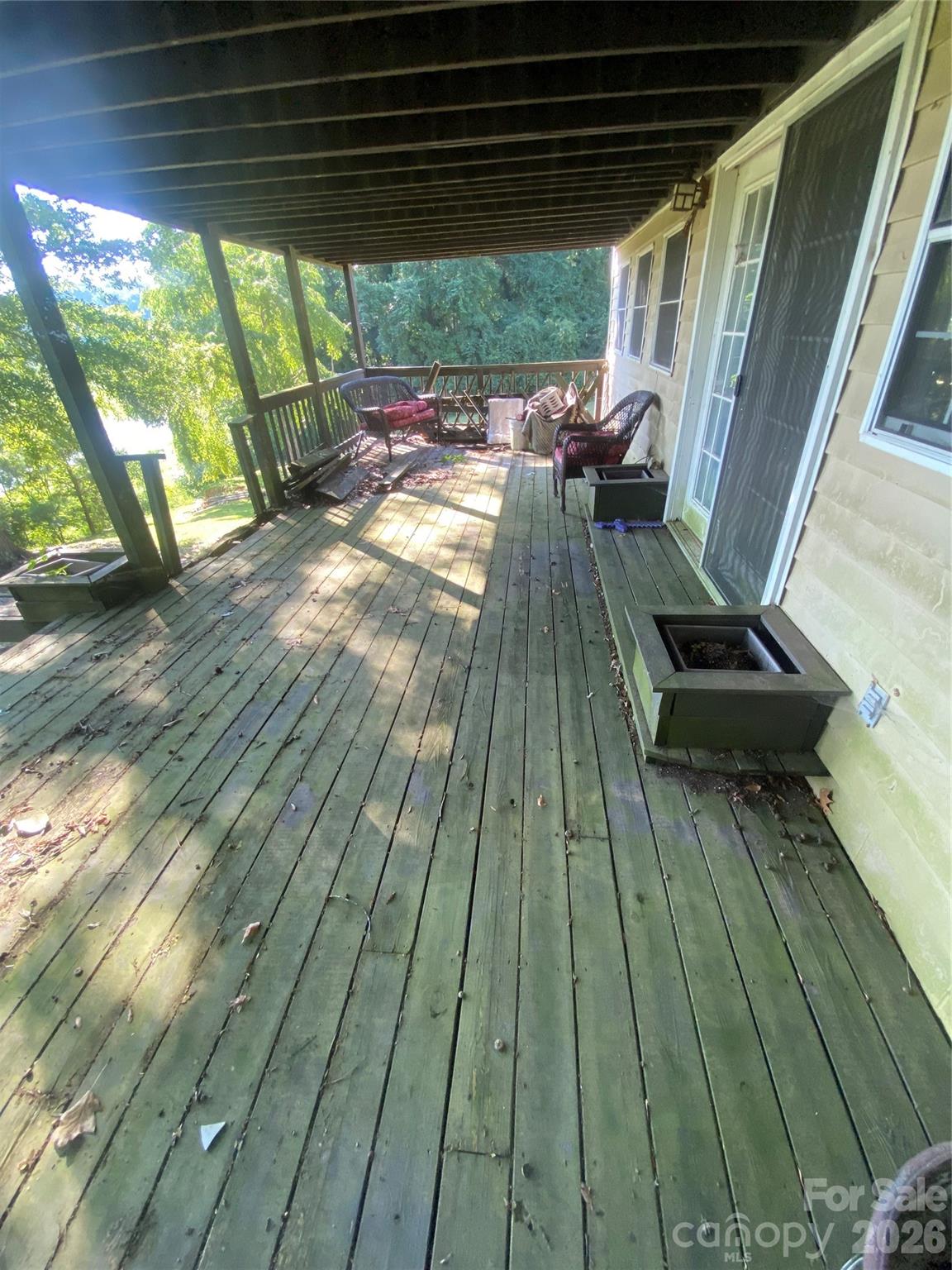 Downstairs Porch. - 146 Duck Cove Road, Belmont