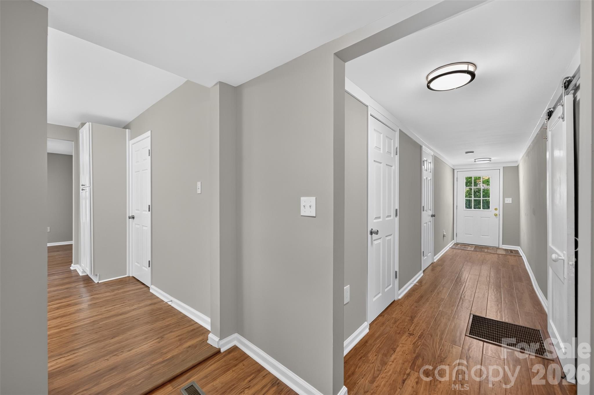 View from inside to back door! - 620 10th Street Boulevard NW, Hickory