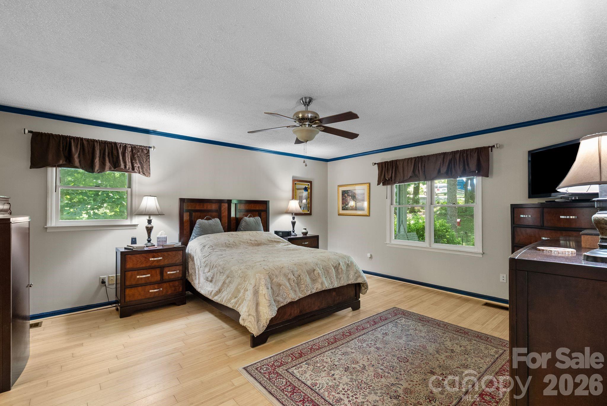 Primary Bedroom on main level - 15 Forest Ridge Lane, Weaverville