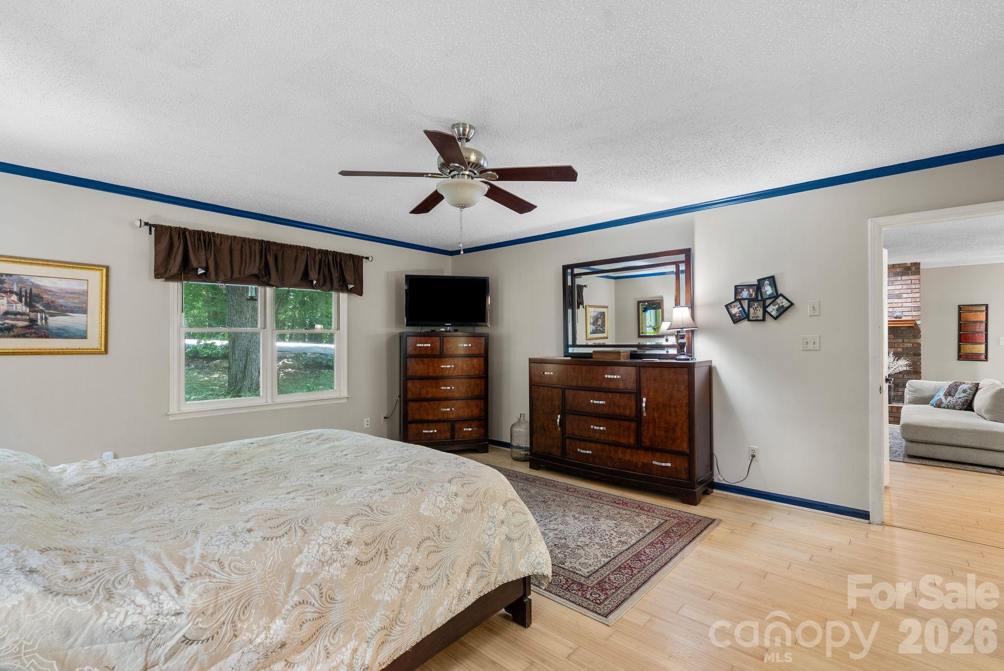 Primary Bedroom on main level - 15 Forest Ridge Lane, Weaverville