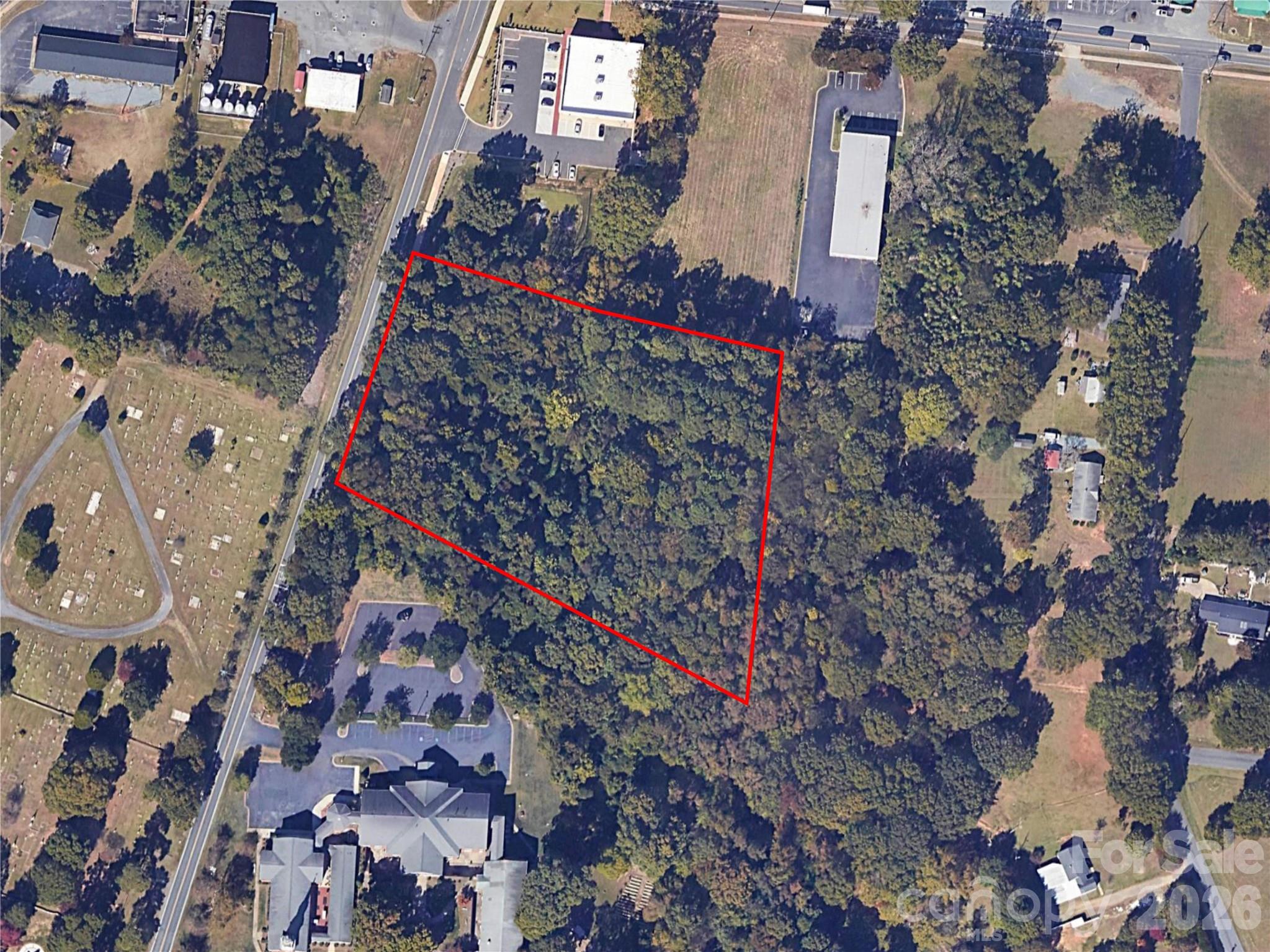 Property lines are approximate. Not a survey. - 3.72 Acres Philadelphia Church Road, Mint Hill
