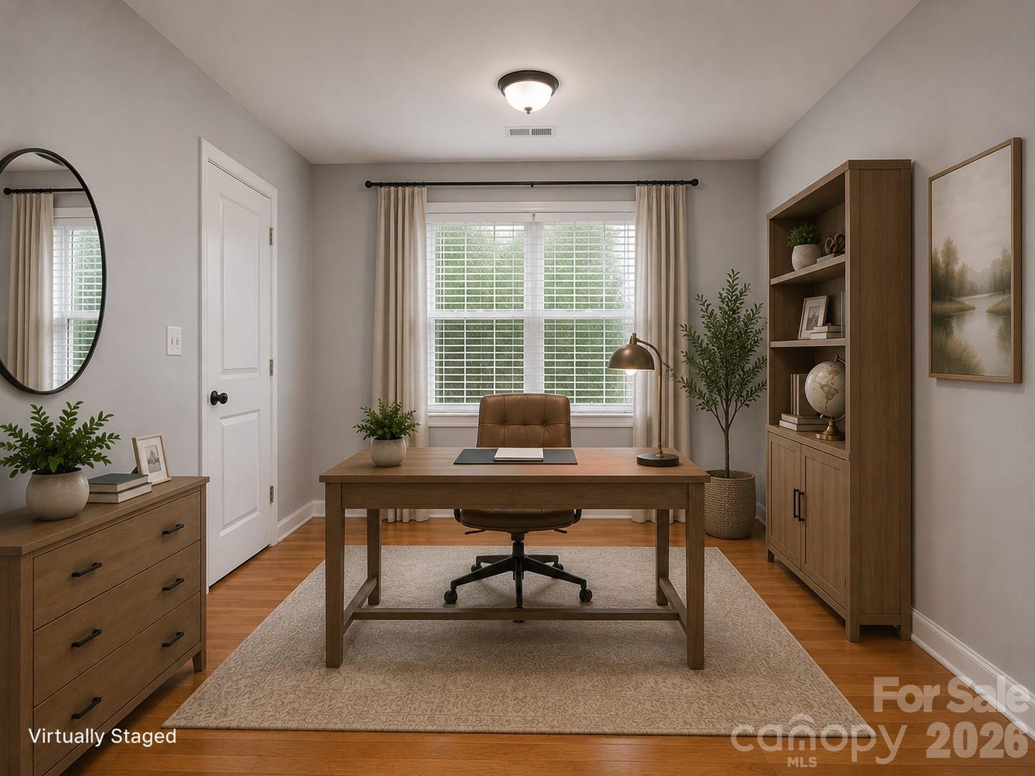 office 2nd floor virtually staged - 1929 Billingsville School Court, Charlotte