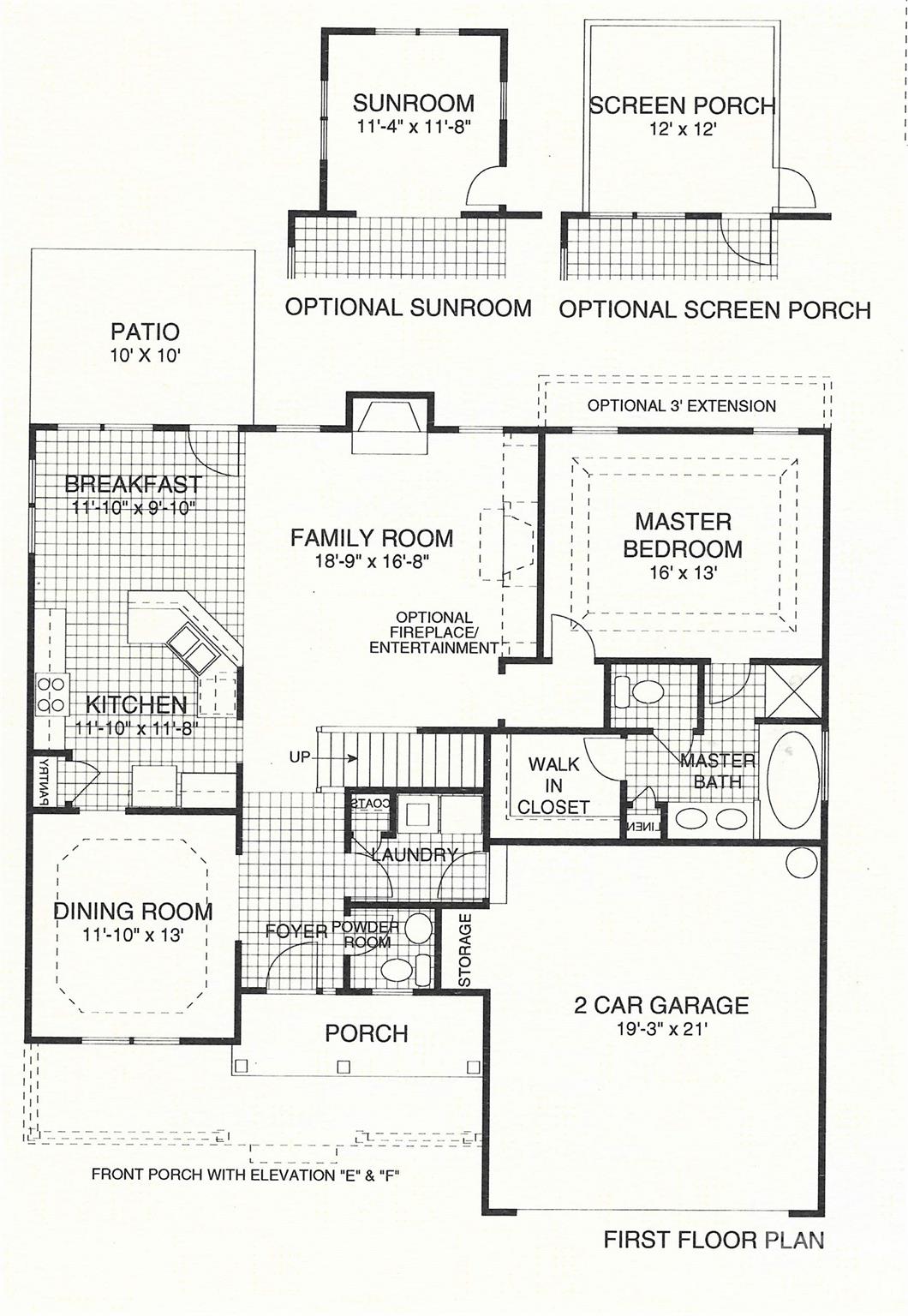 Main Level - Customize your floor plan - 261 Corrie Ann Drive, Concord
