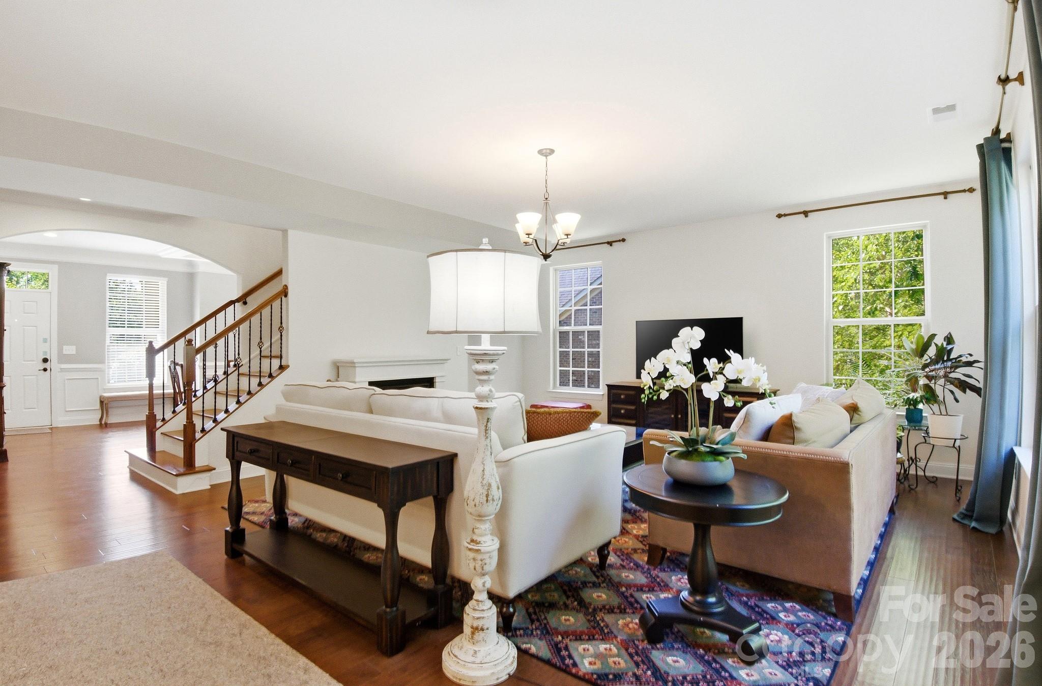 Living Room - 8306 Early Bird Way, Mint Hill