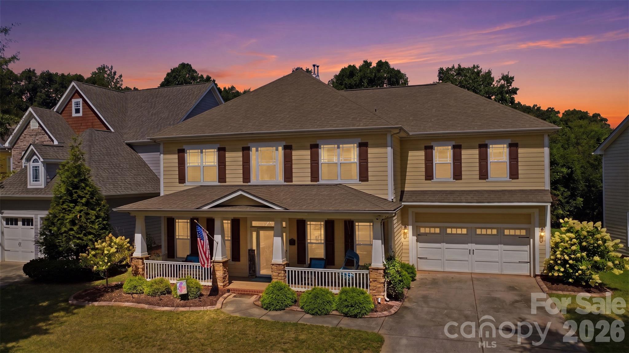 Twilight View AI generated - 1507 Belmont Stakes Avenue, Indian Trail