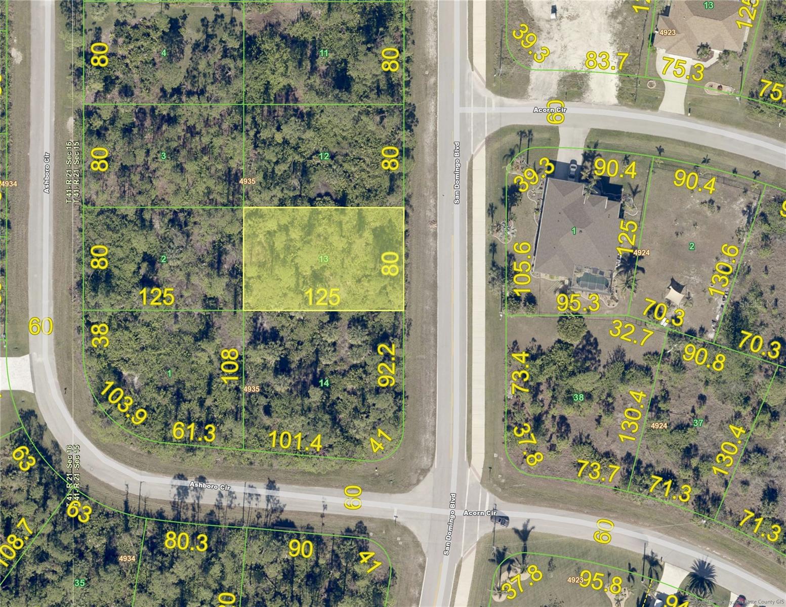 Land at 14757 SAN DOMINGO BLVD, PORT CHARLOTTE, photo 2 of 10