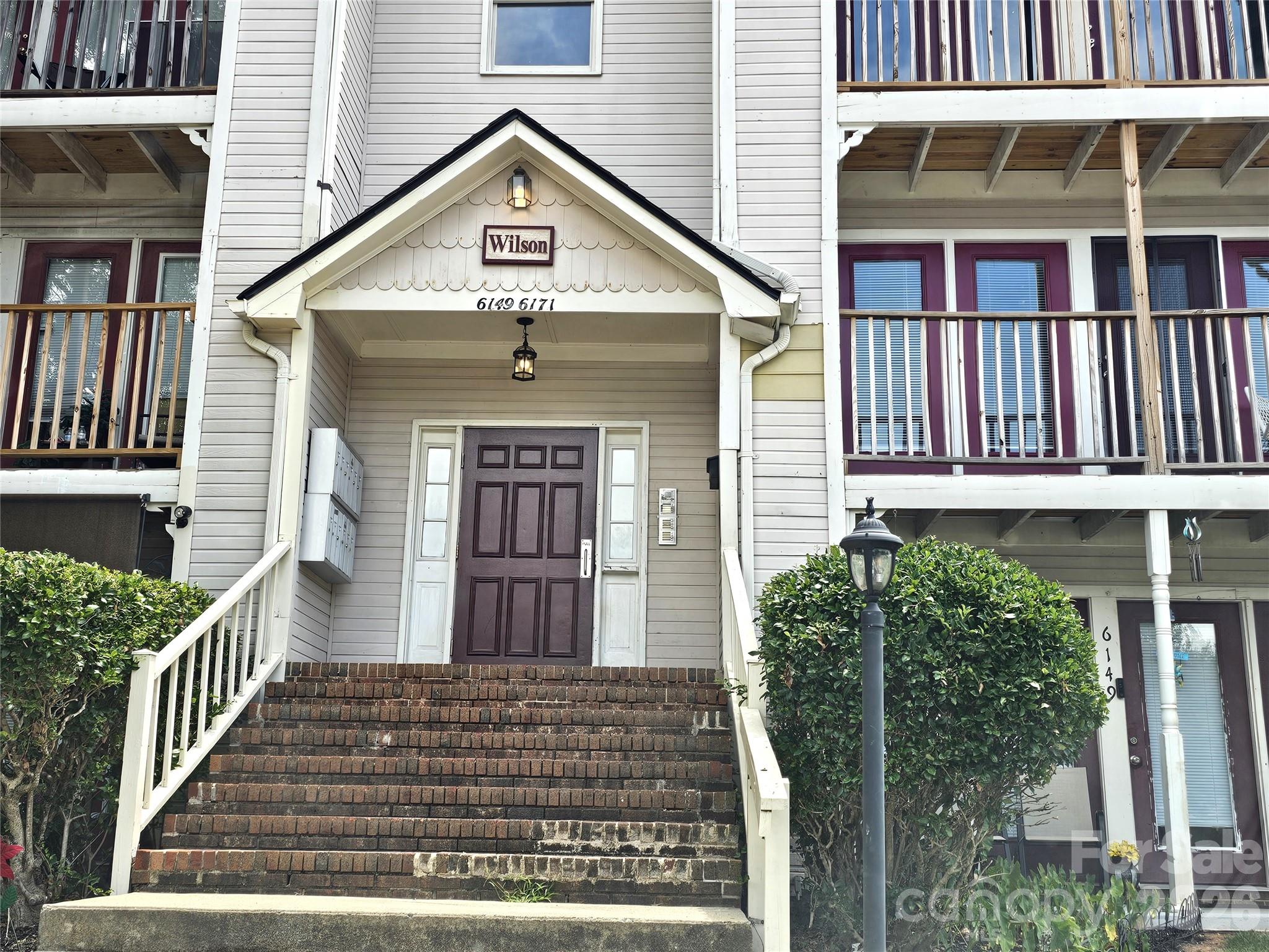 Enter building and walk up 2 flights... - 6165 Meadow Rose Lane, Charlotte