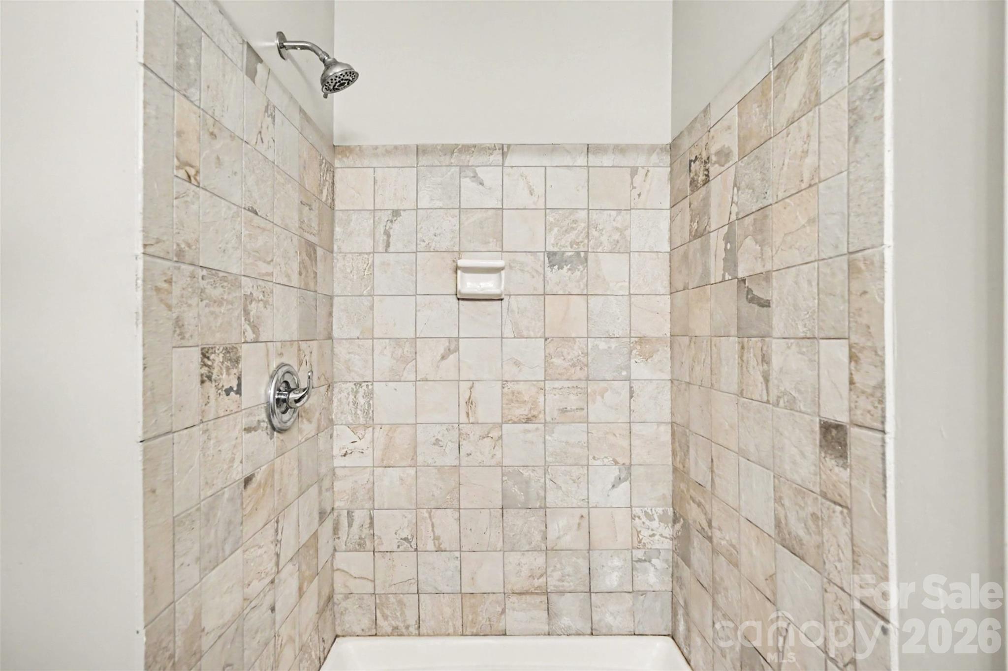 primary bathroom - upgraded, beautiful tiled shower. - 6165 Meadow Rose Lane, Charlotte