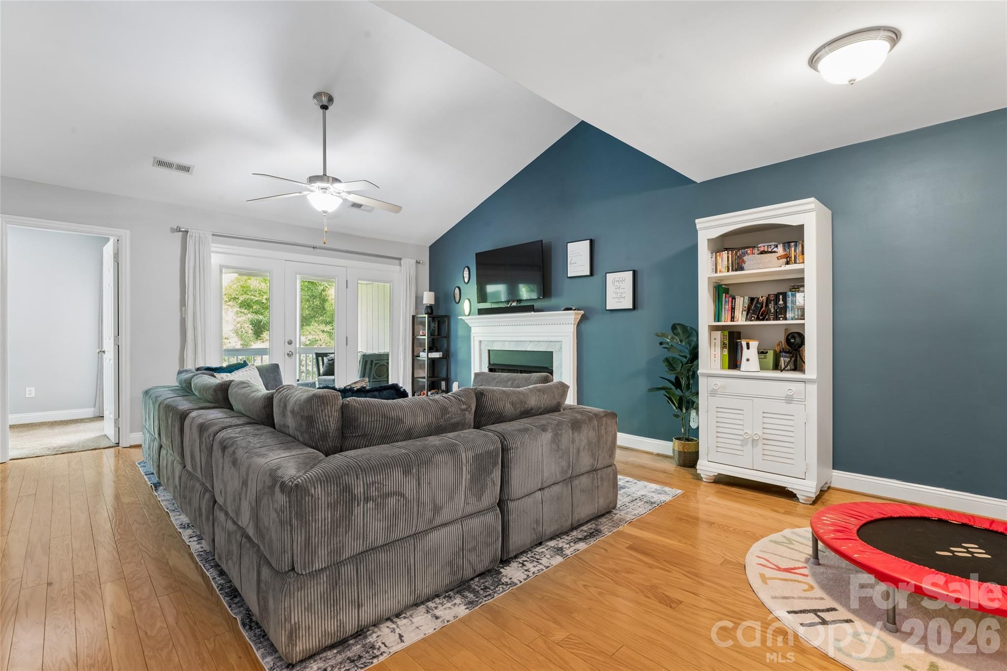 Living Room space with Expansive sectional - plenty of space to include a dining table if needed - 1806 Fairlawn Court, Rock Hill