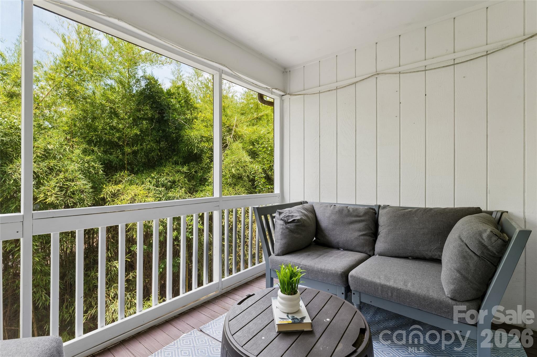 Rear Screened In Porch with LED lighting - 1806 Fairlawn Court, Rock Hill
