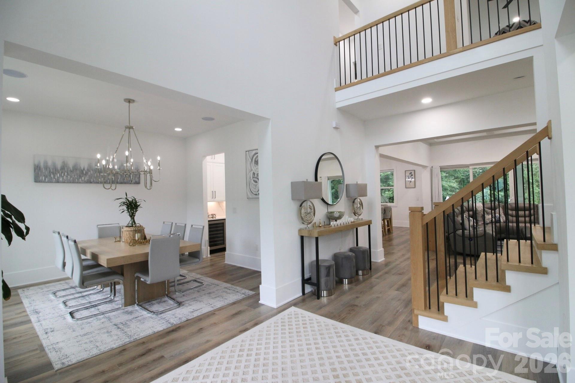Entry foyer / Formal dining room - 2916 Margaret Wallace Road, Matthews