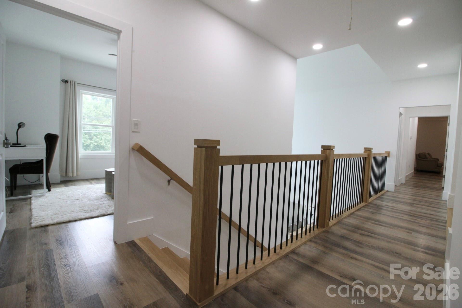 Upstairs hallway - 2916 Margaret Wallace Road, Matthews