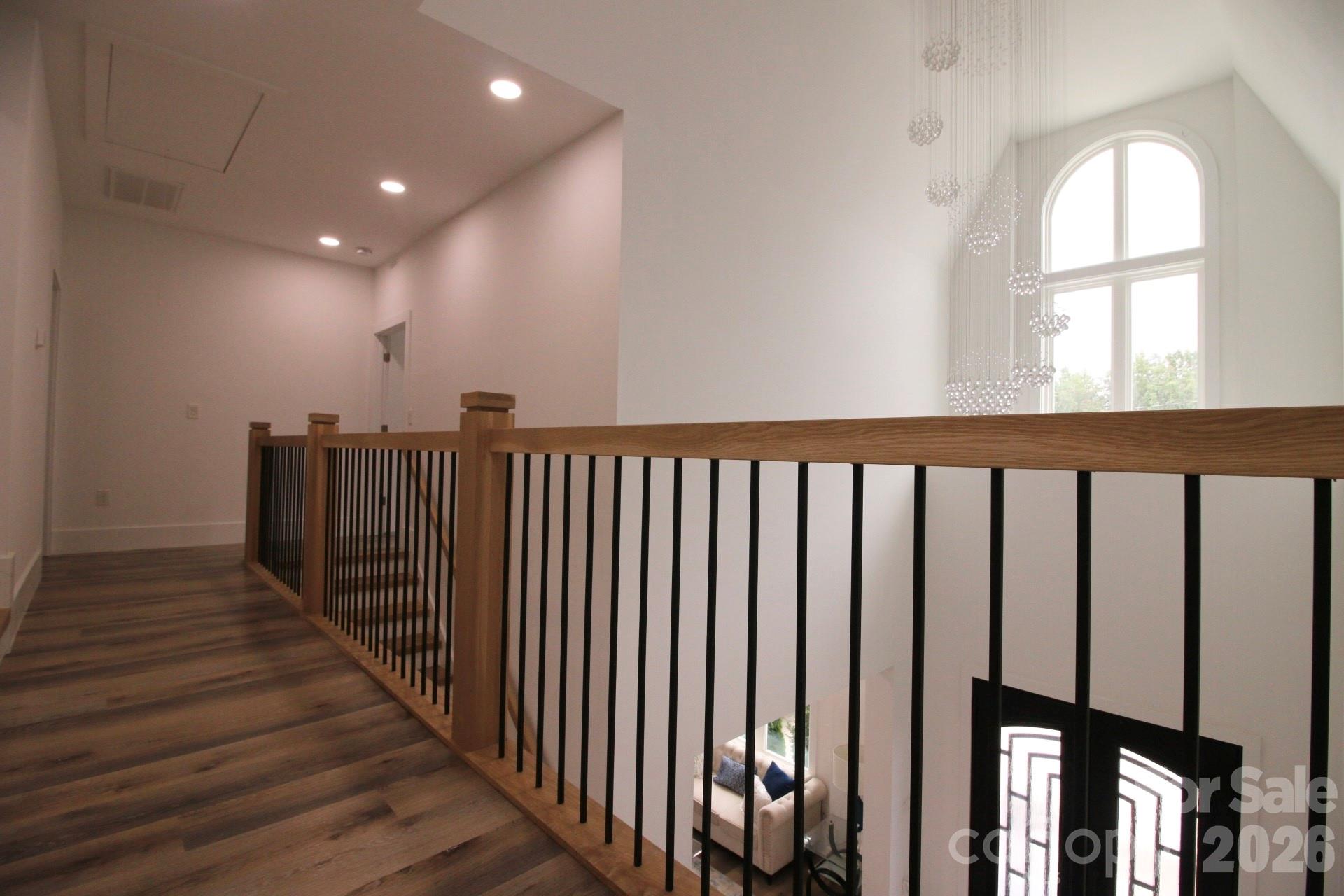Upstairs hallway - 2916 Margaret Wallace Road, Matthews