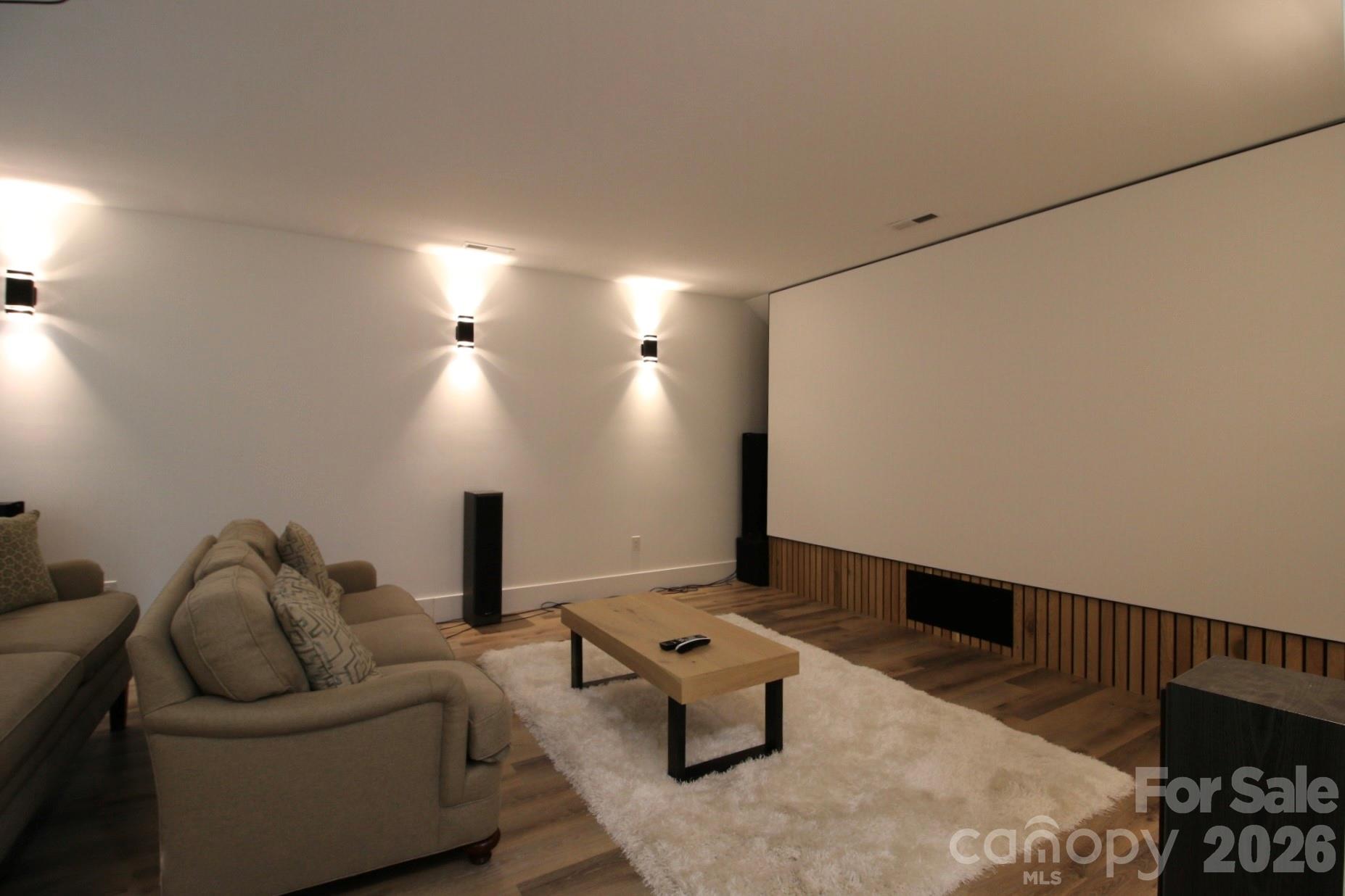 Media room - 2916 Margaret Wallace Road, Matthews