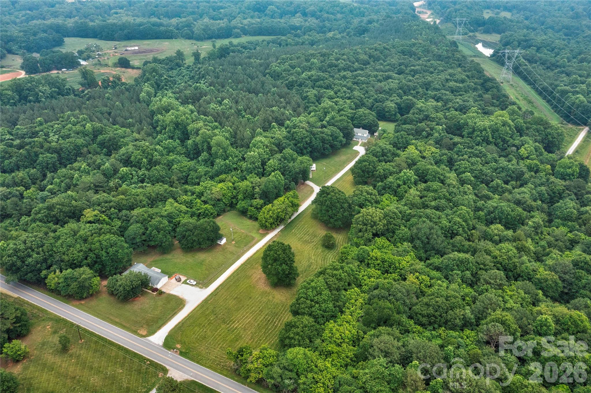 Aerial View - 1726 Metcalf Road, Shelby