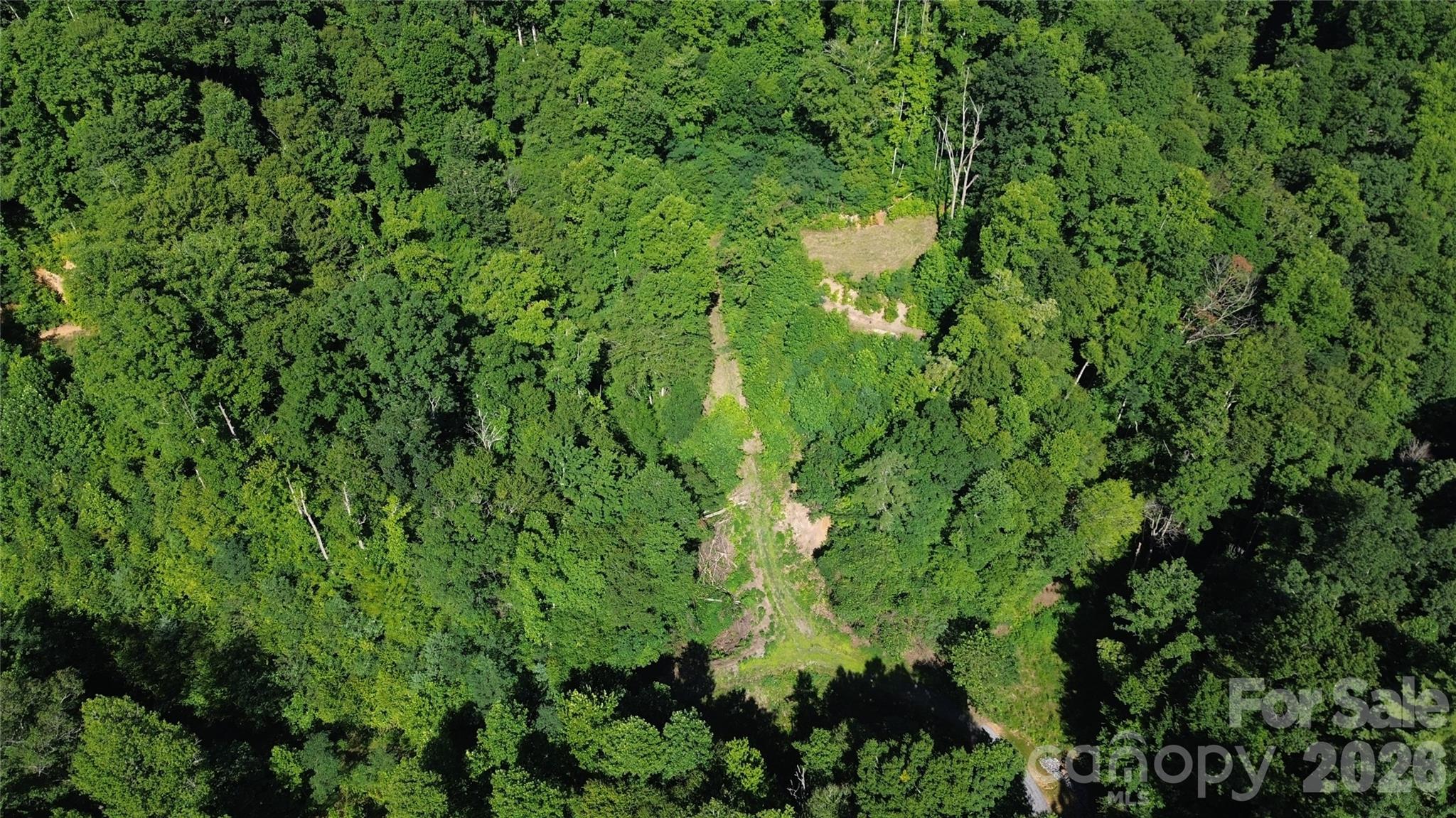 Aerial of Level Build Site on Lot 2B. - 99999 Morgan Hill Road, Black Mountain