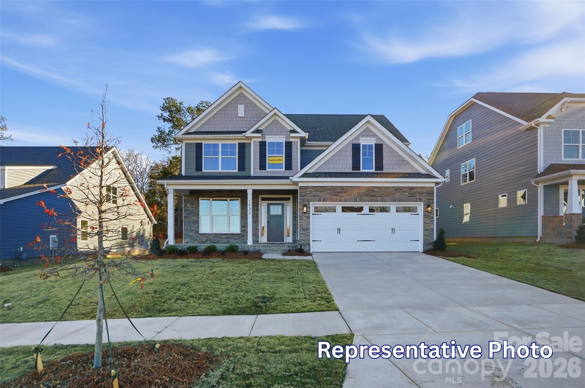 Homesite 75 features a Cypress E floorplan - 1067 Tradition Club Street, York