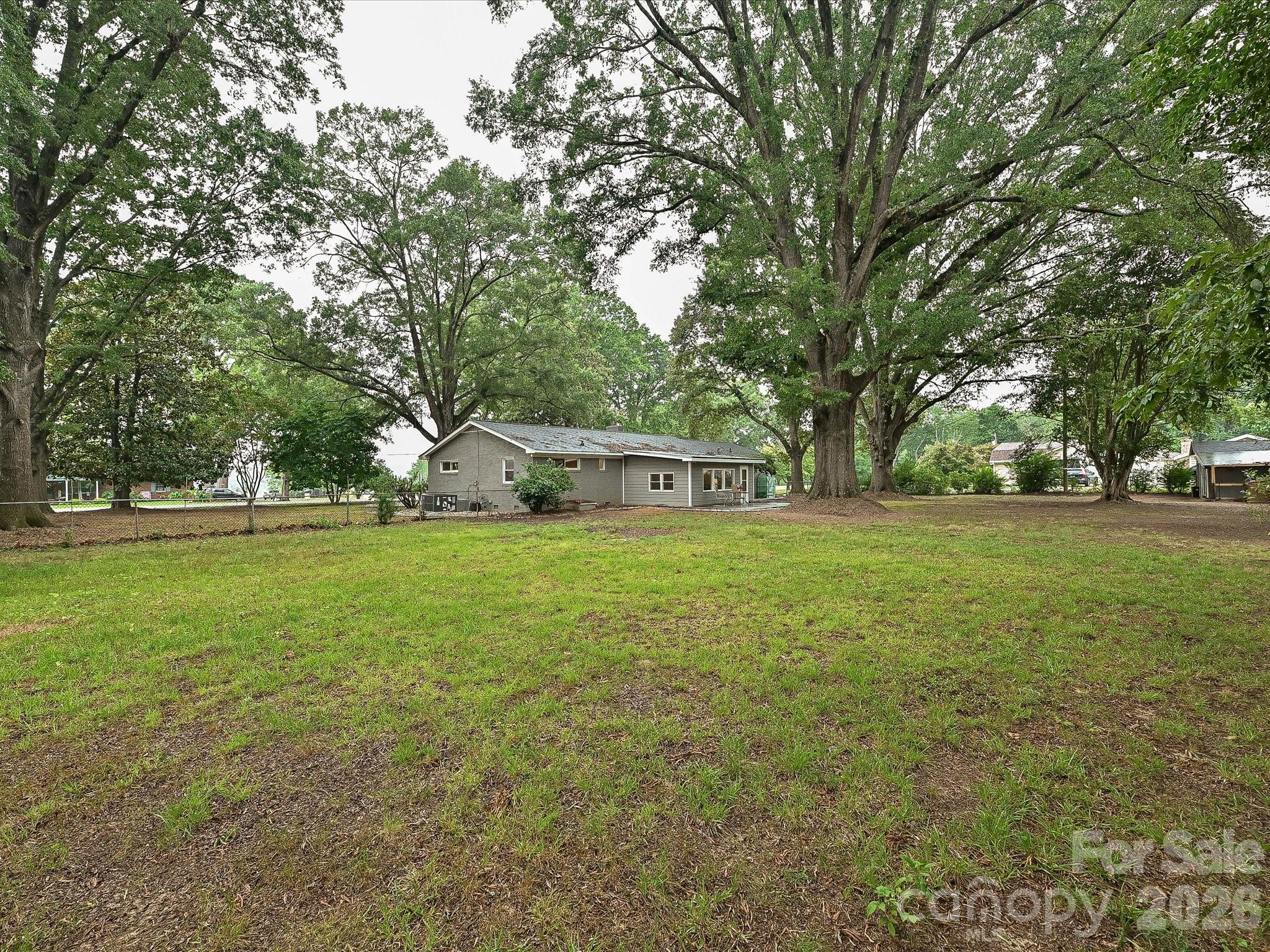 Fenced in backyard - 3115 Potter Road S, Waxhaw