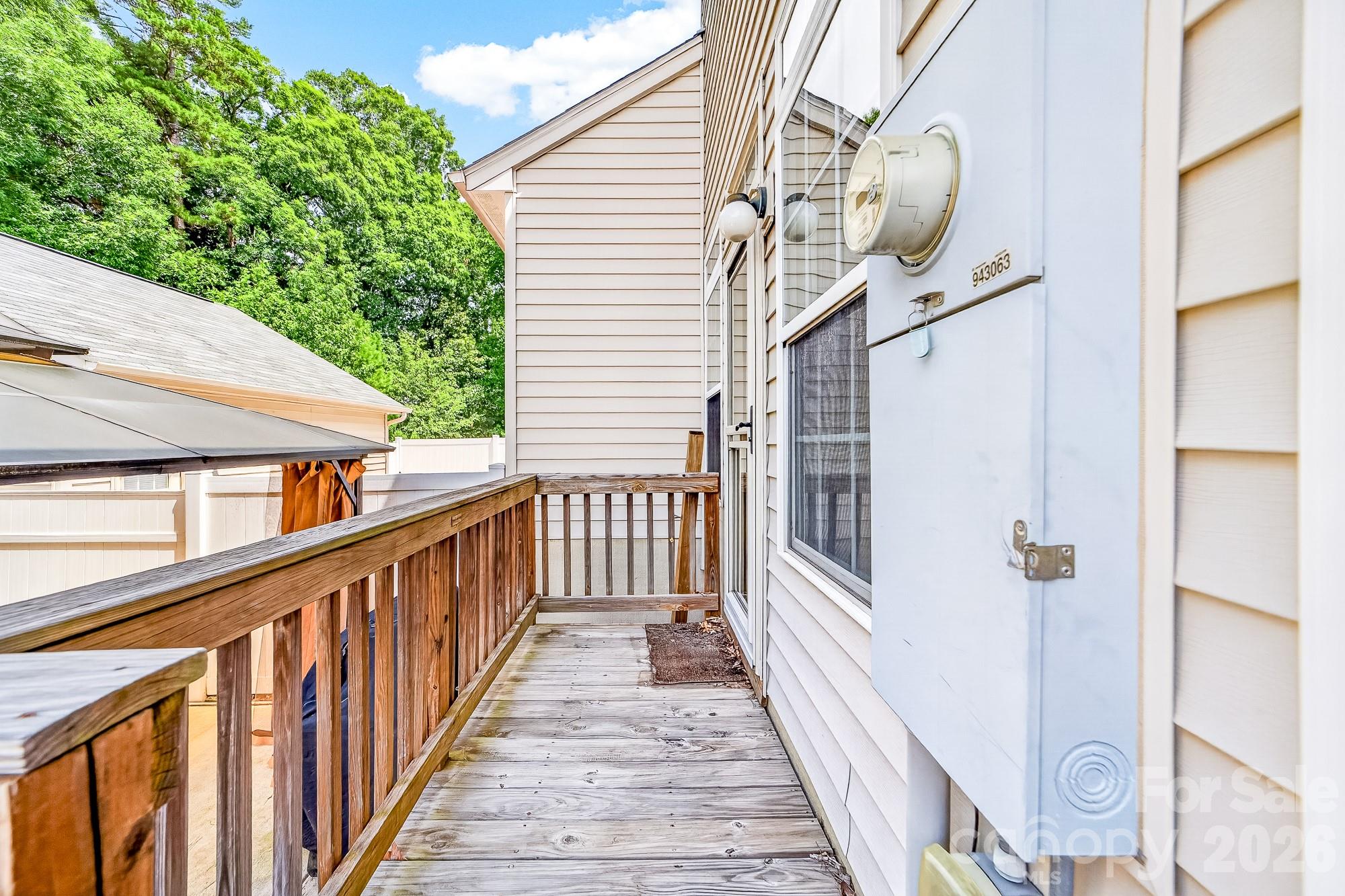 Back deck - 8261 Bridgegate Drive, Huntersville