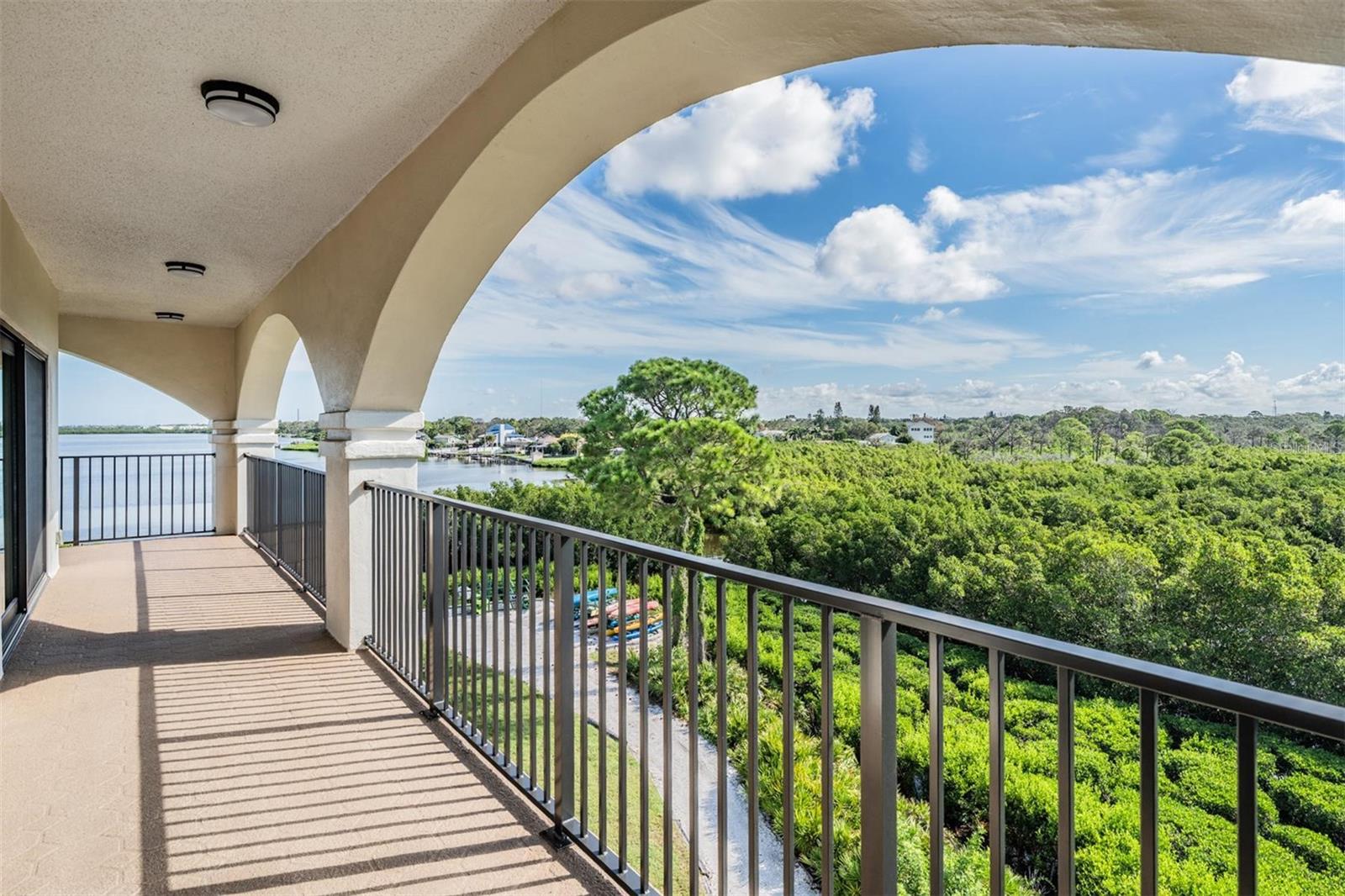 Side Balcony View of Nature Preserve - 243 MARINER DR #243, TARPON SPRINGS