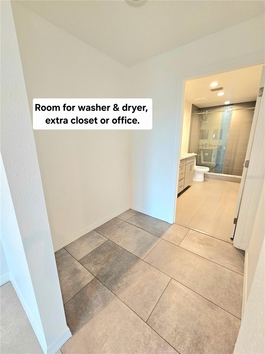 Master #2 Additional Space for Washer & Dryer, Office or 3rd Closet - Your Choice! - 243 MARINER DR #243, TARPON SPRINGS