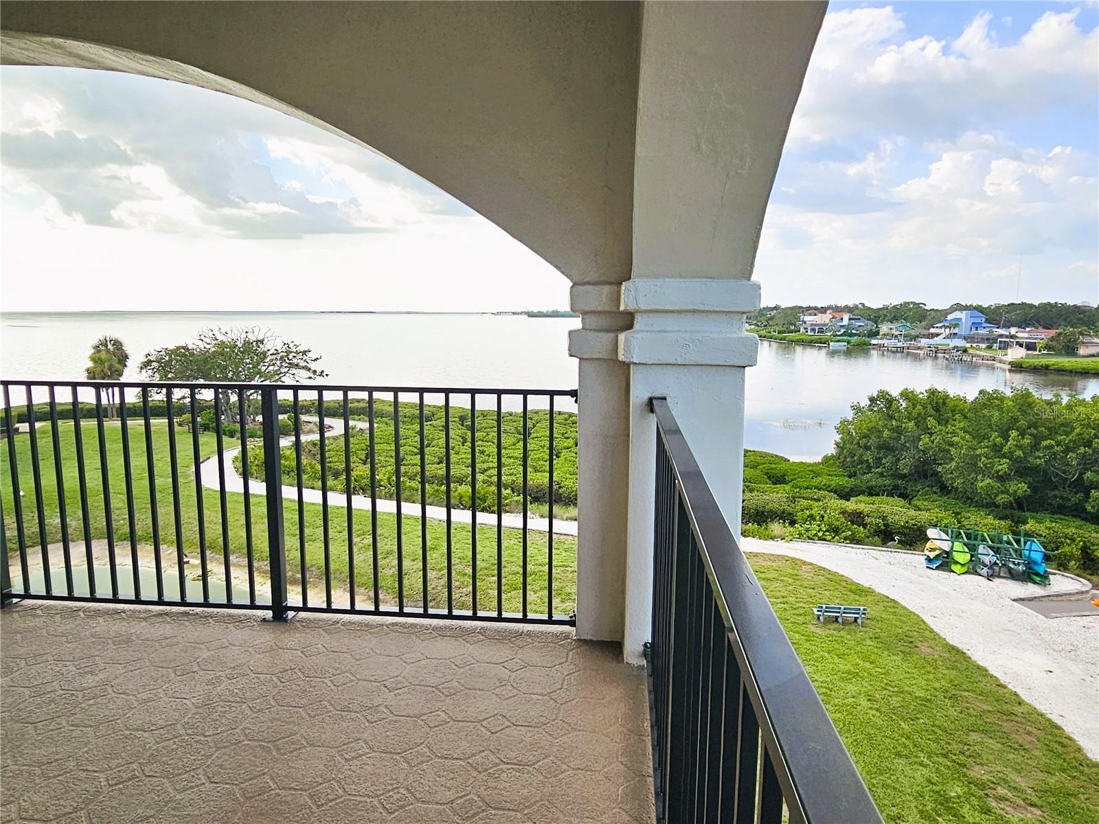 Views from the Corner of the Balcony - 243 MARINER DR #243, TARPON SPRINGS