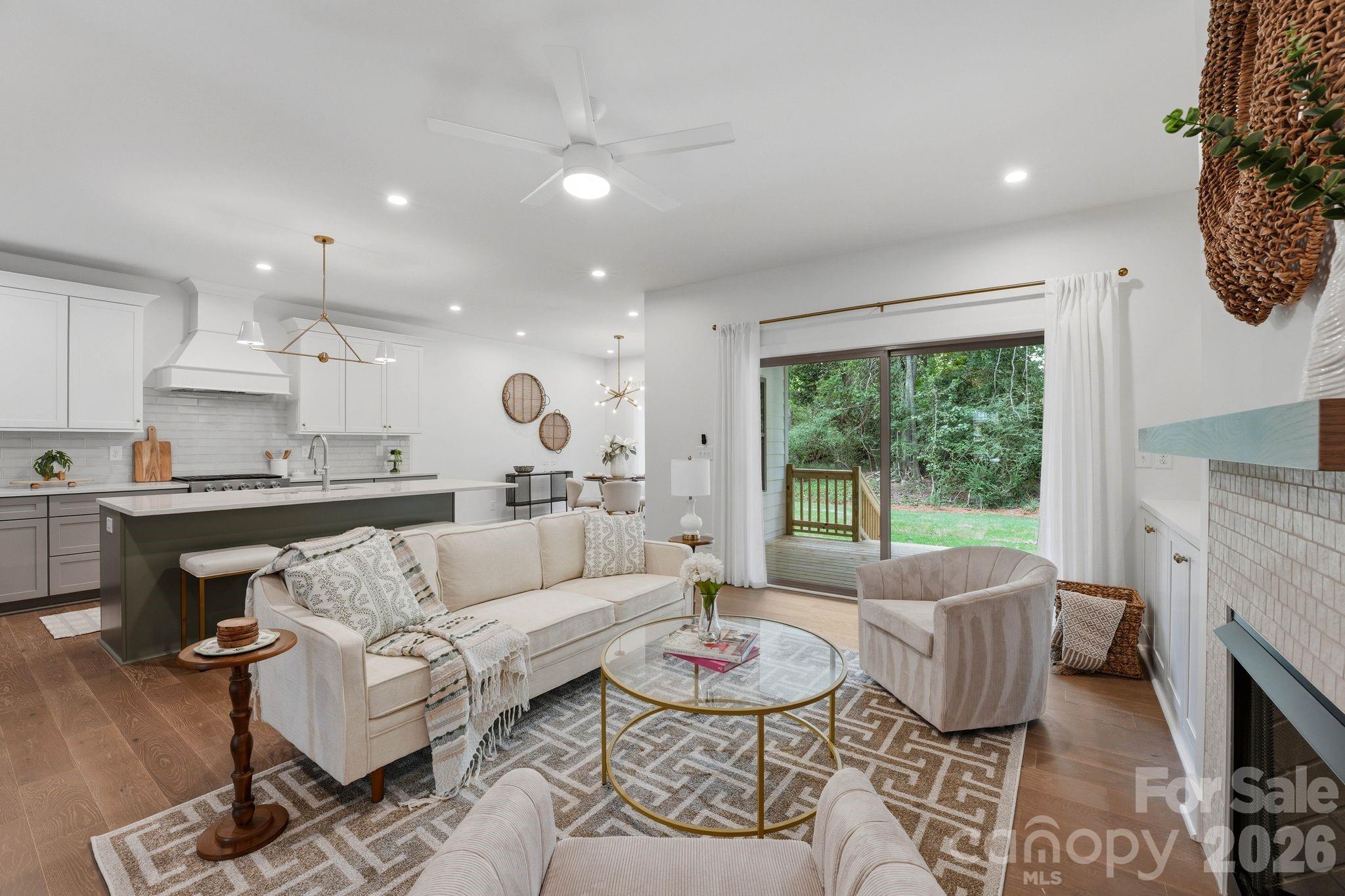 Living room. - 2315 Chateau Court, Matthews